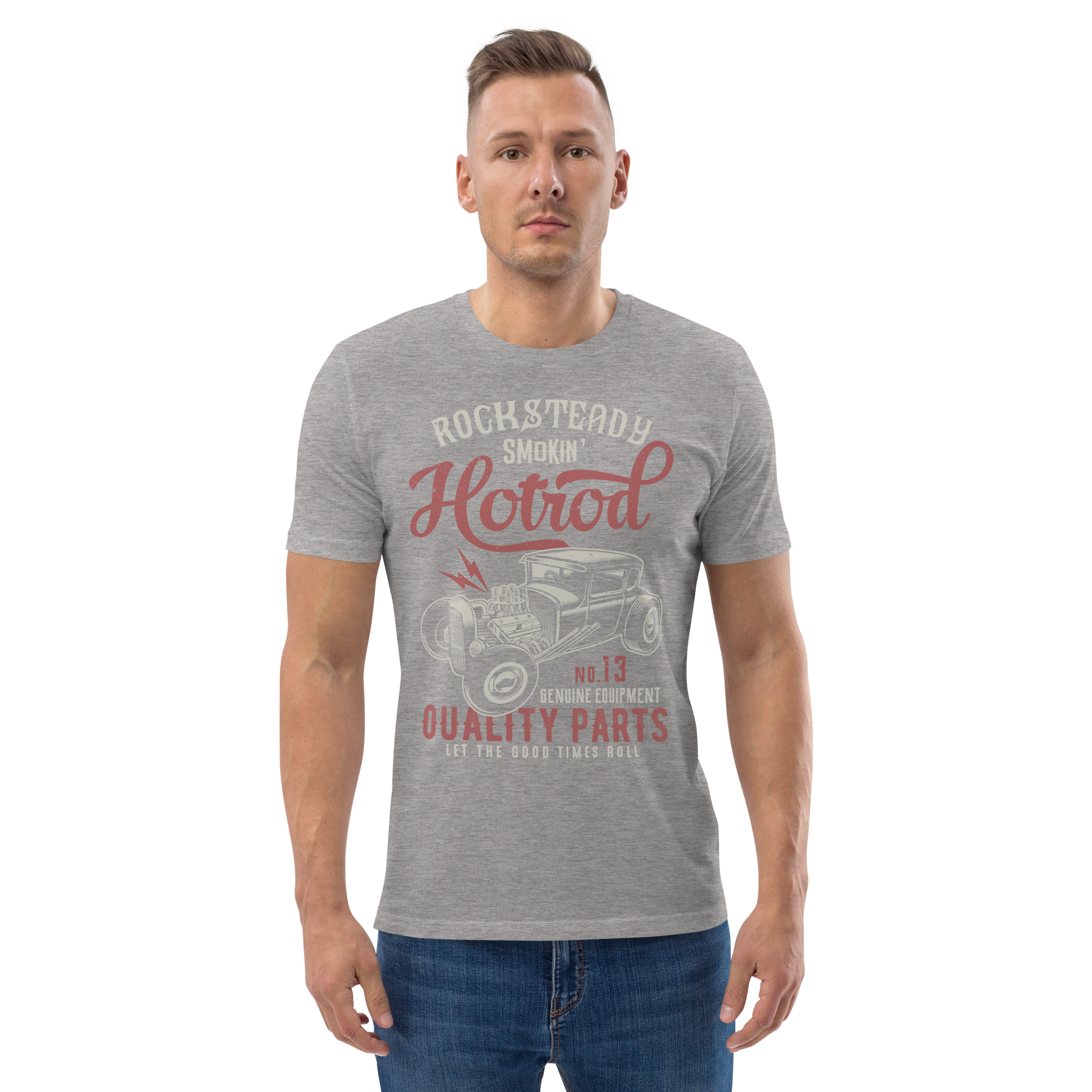 ROCKSTEADY HOTROD Unisex organic cotton t-shirt