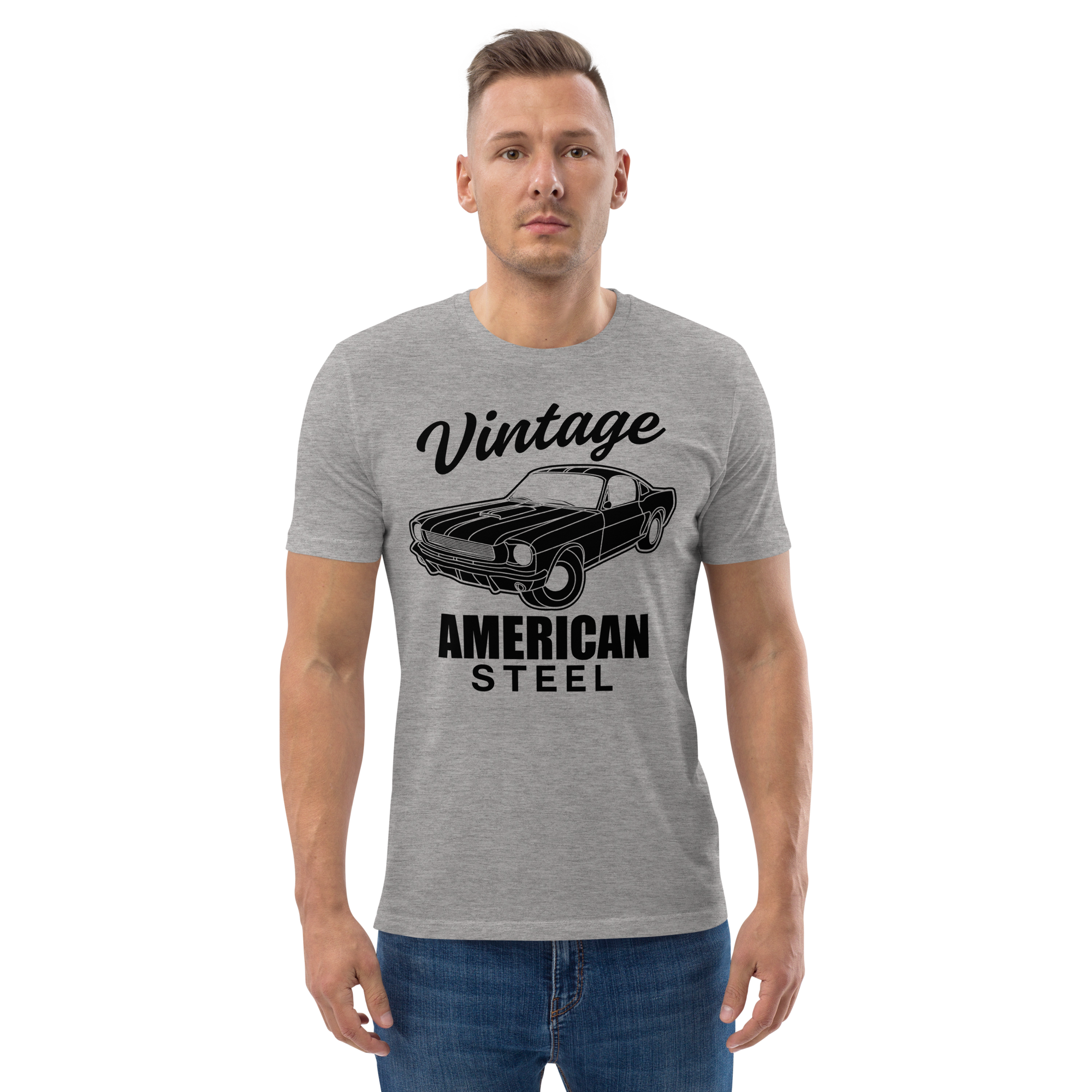 VINTAGE AMERICAN STEEL unisex t-shirt