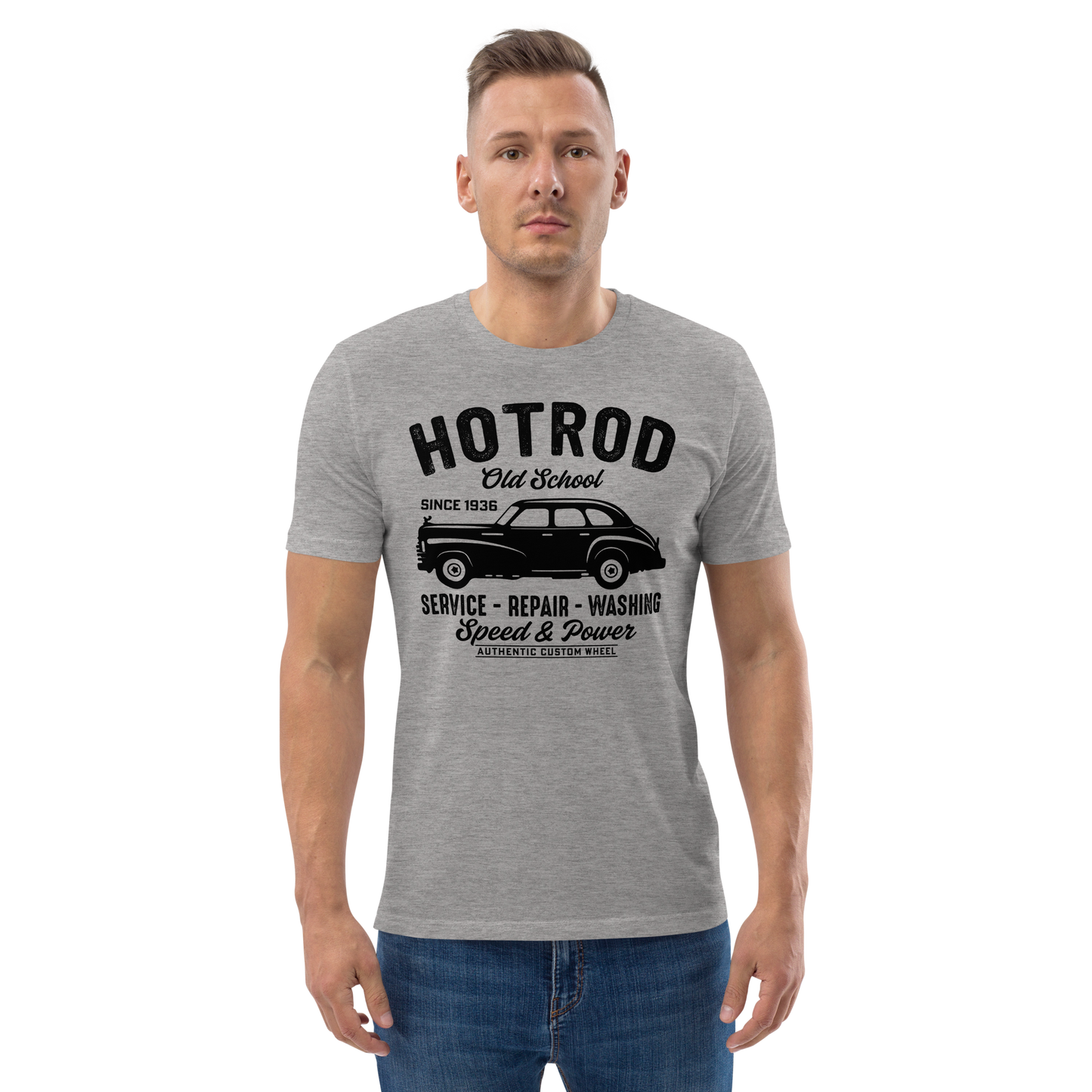 HOTROD OLD SCHOOL Unisex organic cotton t-shirt