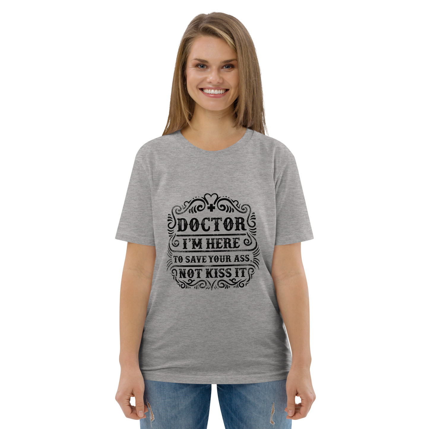 SAVE YOUR ASS Doctor series unisex organic cotton t-shirt