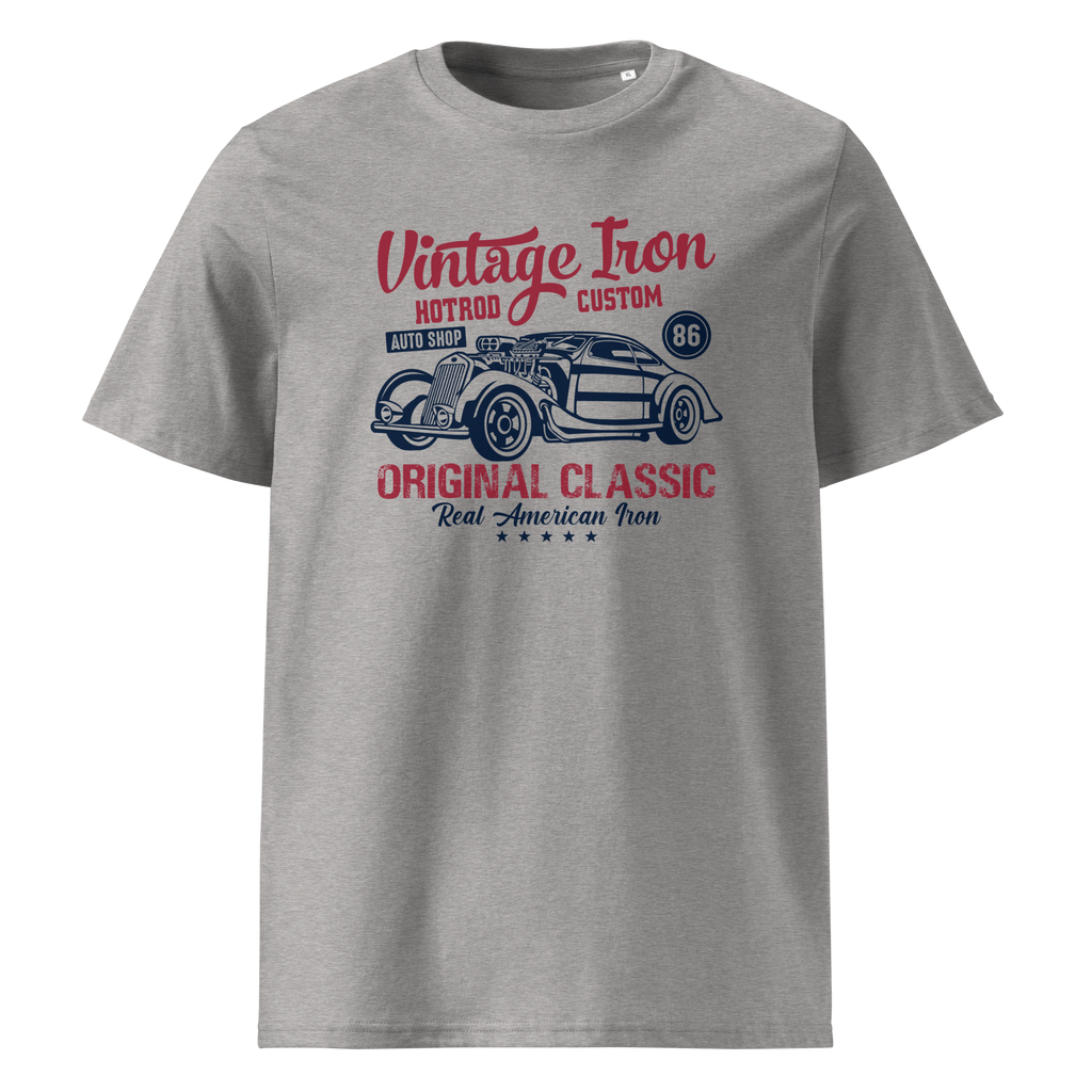 VINTAGE IRON Unisex organic cotton t-shirt