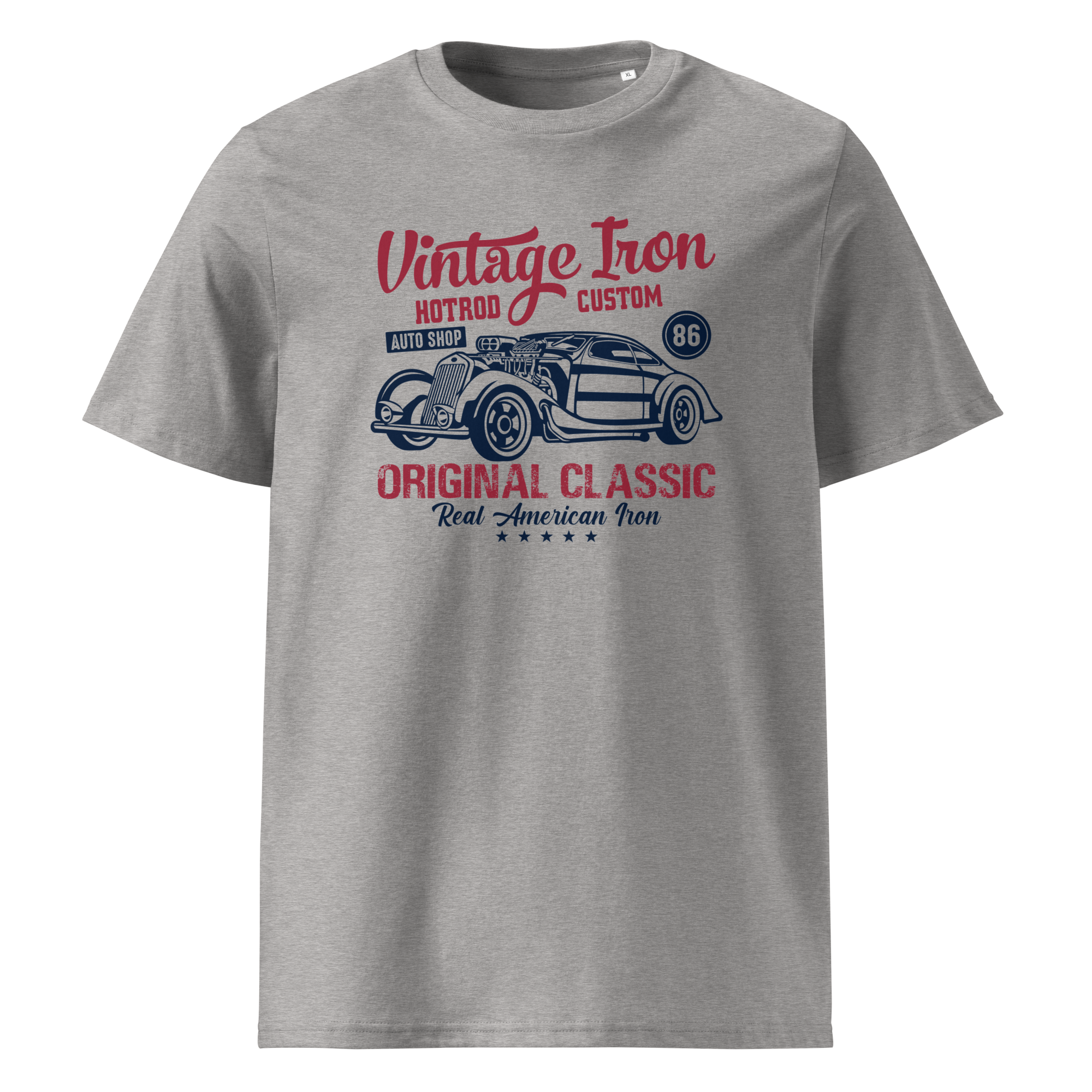 VINTAGE IRON Unisex organic cotton t-shirt