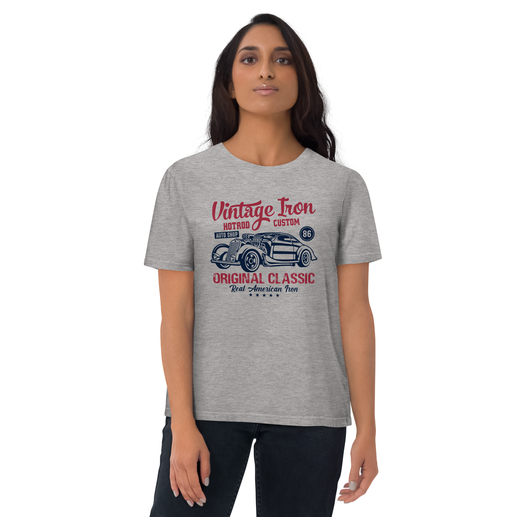 VINTAGE IRON Unisex organic cotton t-shirt