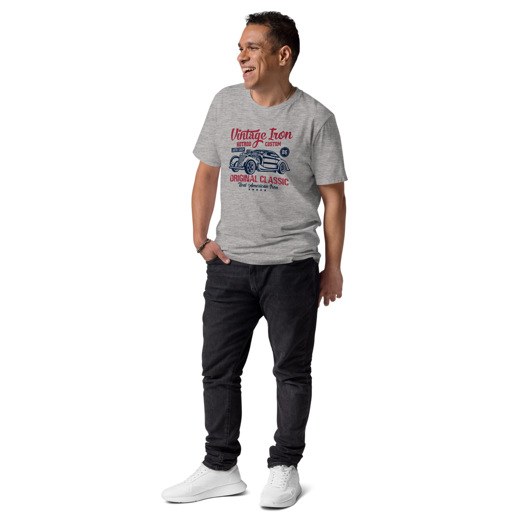 VINTAGE IRON Unisex organic cotton t-shirt