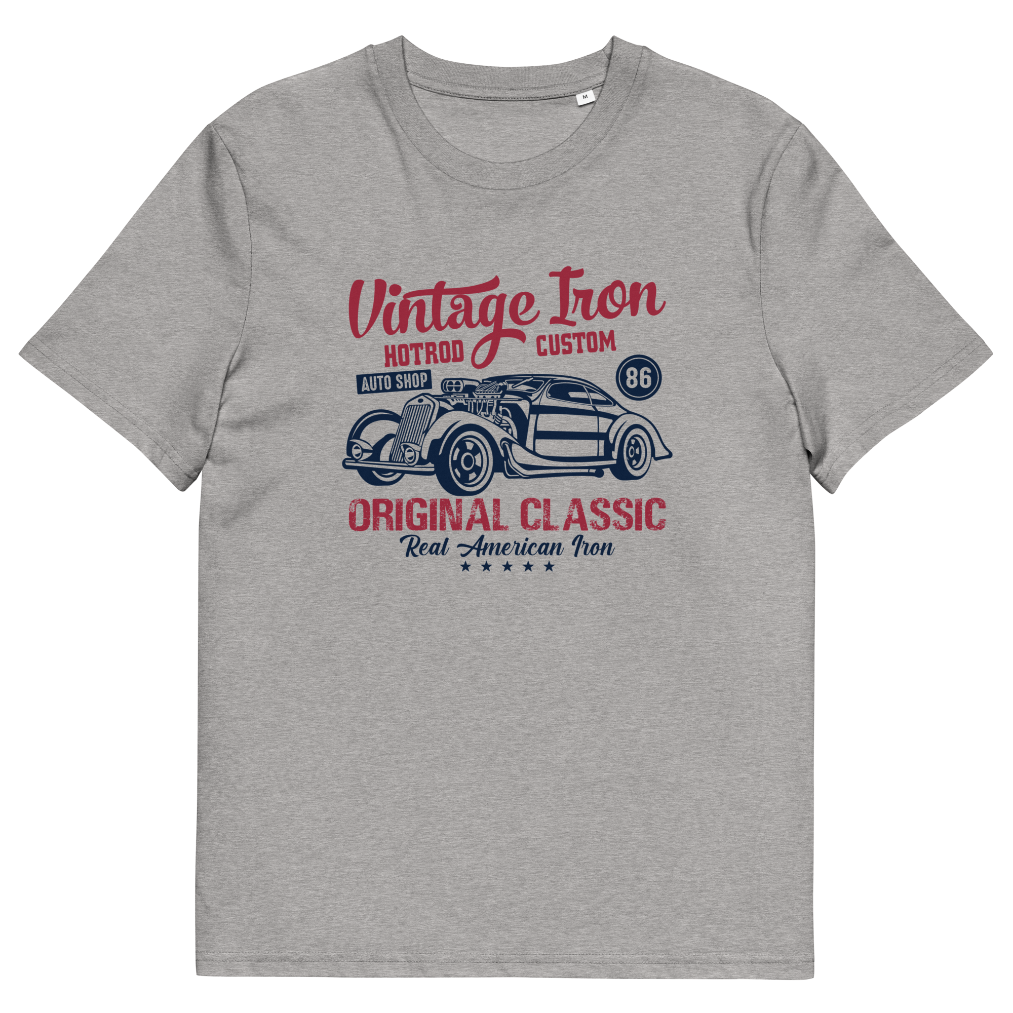VINTAGE IRON Unisex organic cotton t-shirt