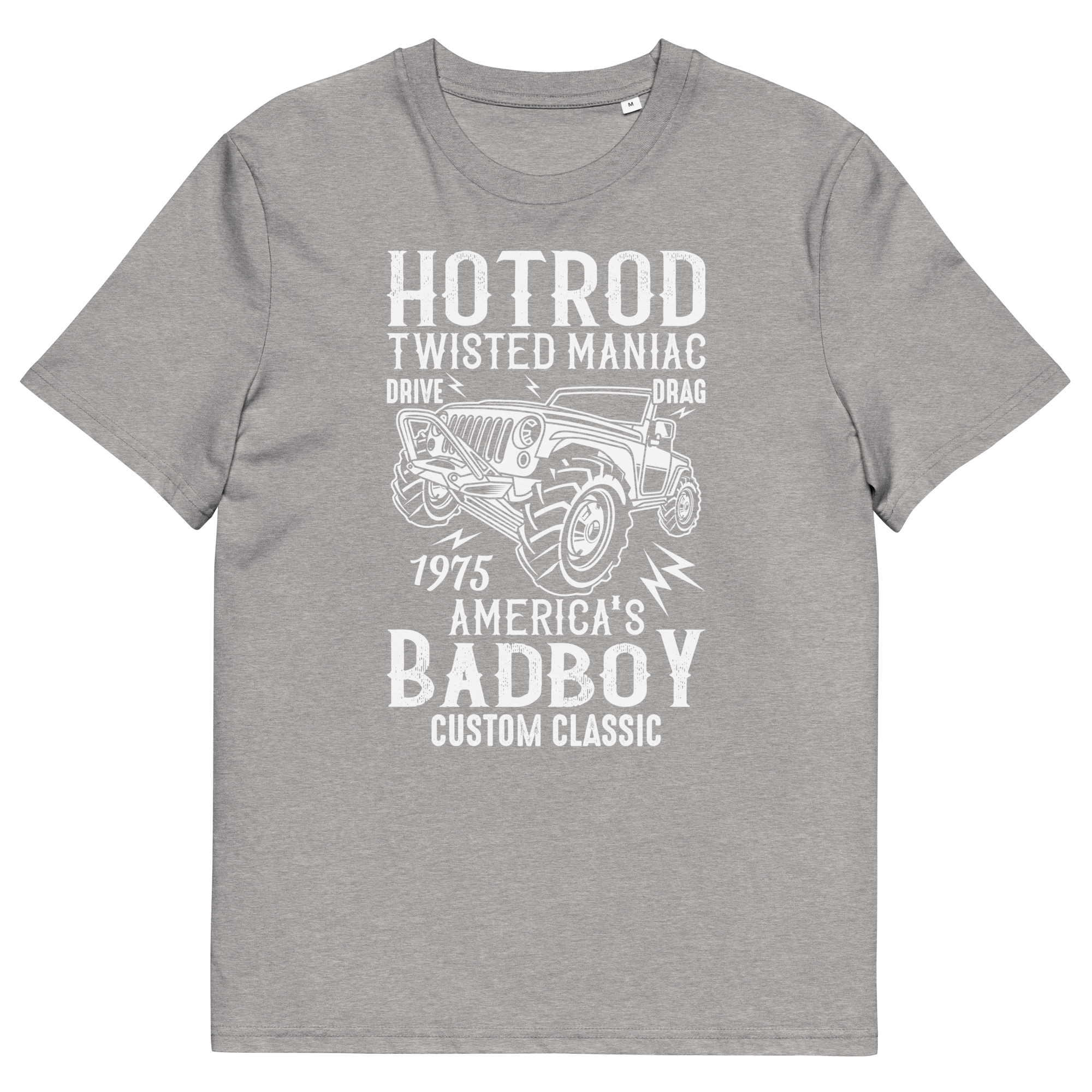 HOTROD BADBOY Unisex-T-Shirt aus Bio-Baumwolle