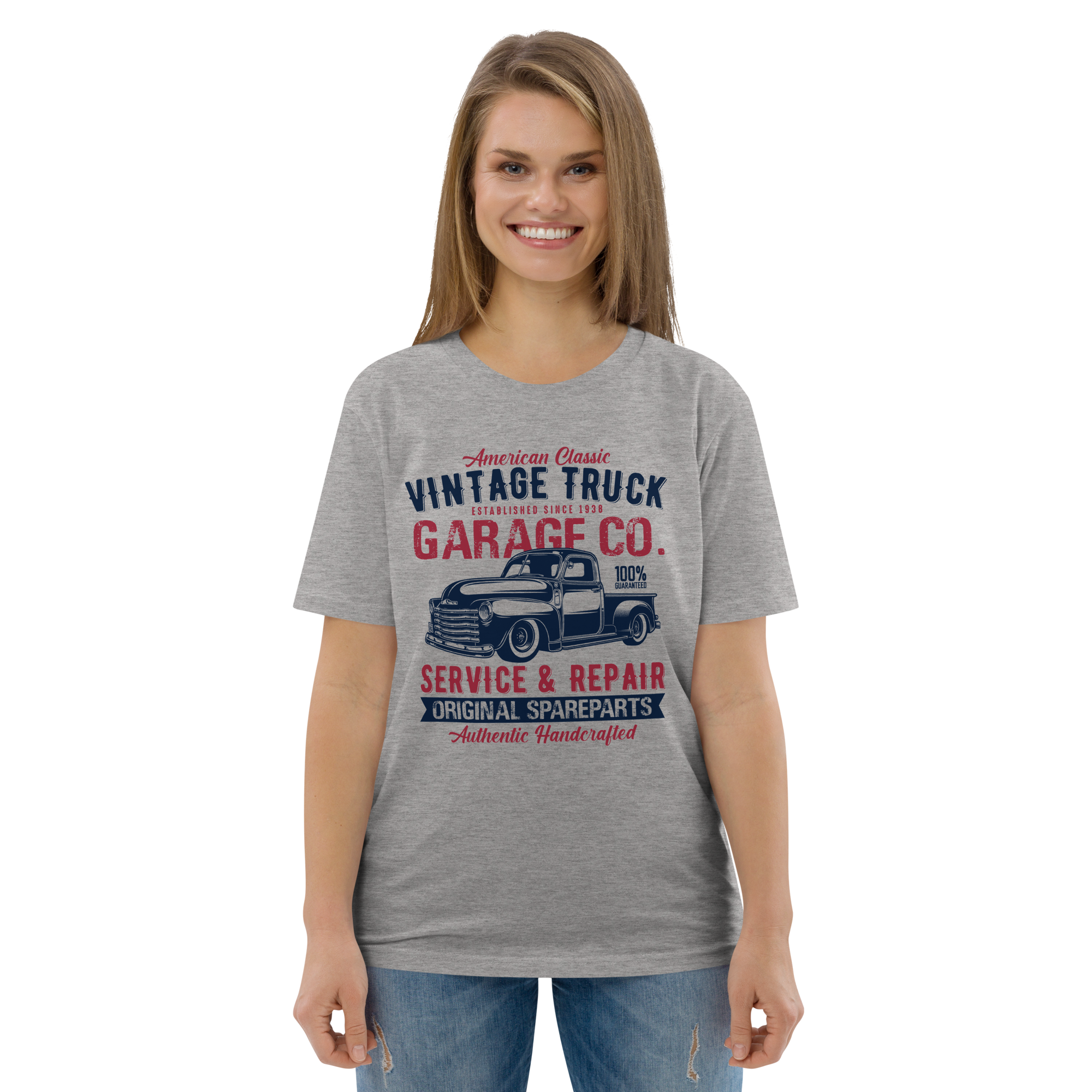 VINTAGE TRUCK Unisex-T-Shirt aus Bio-Baumwolle