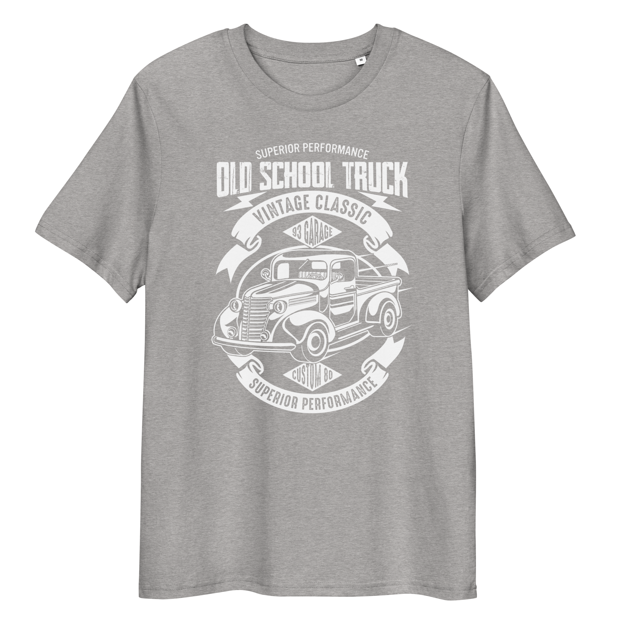 OLD SCHOOL TRUCK Unisex organic cotton t-shirt