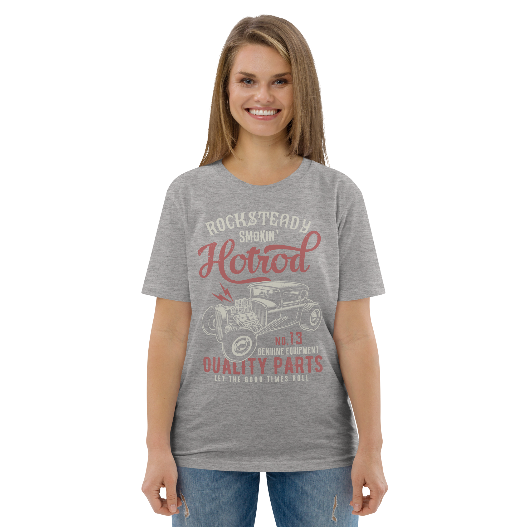 ROCKSTEADY HOTROD Unisex organic cotton t-shirt