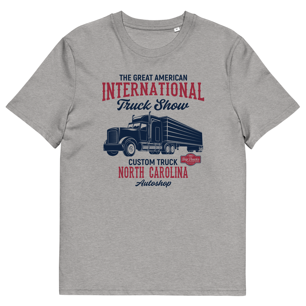 INTERNATIONAL TRUCK SHOW Unisex-T-Shirt aus Bio-Baumwolle