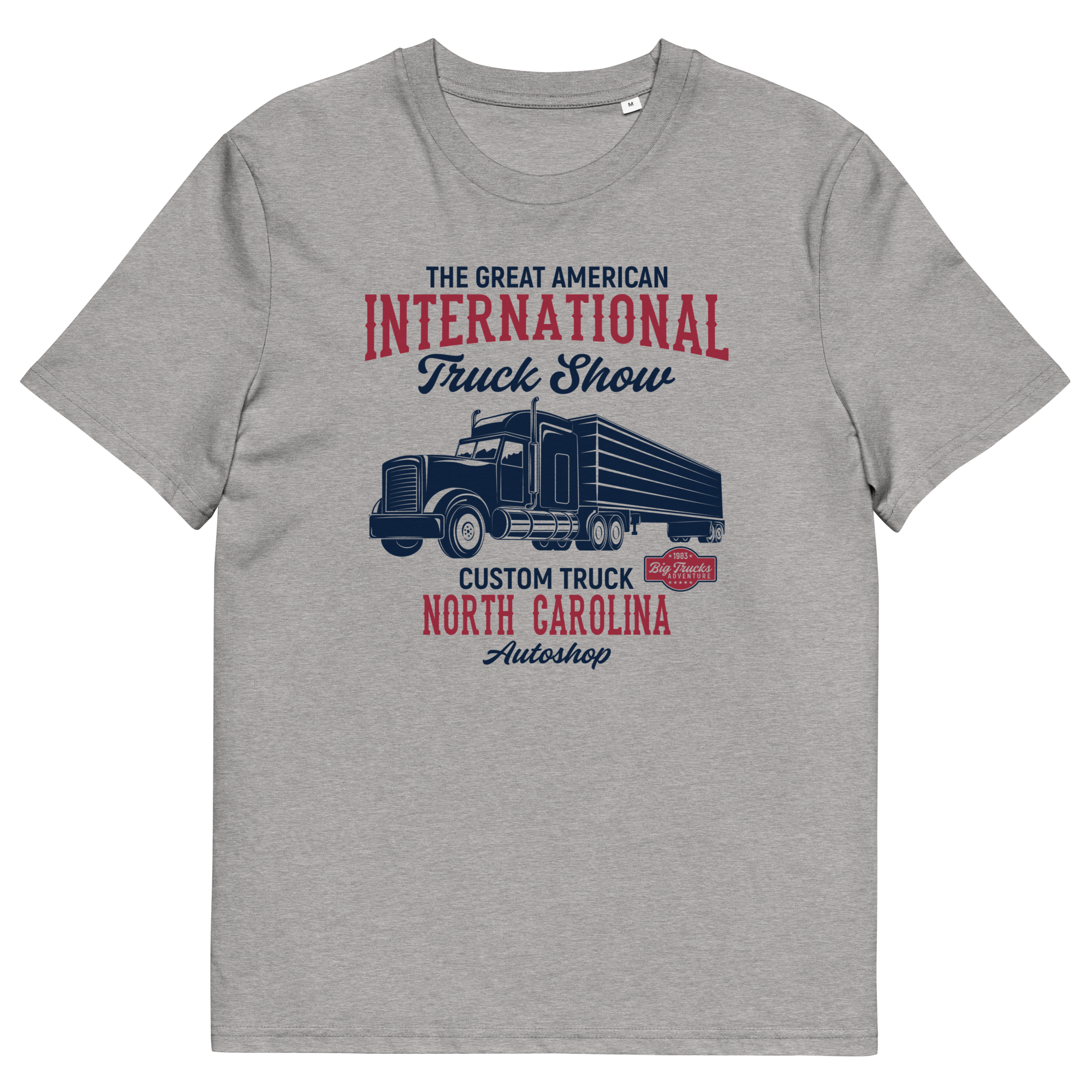 INTERNATIONAL TRUCK SHOW Unisex-T-Shirt aus Bio-Baumwolle