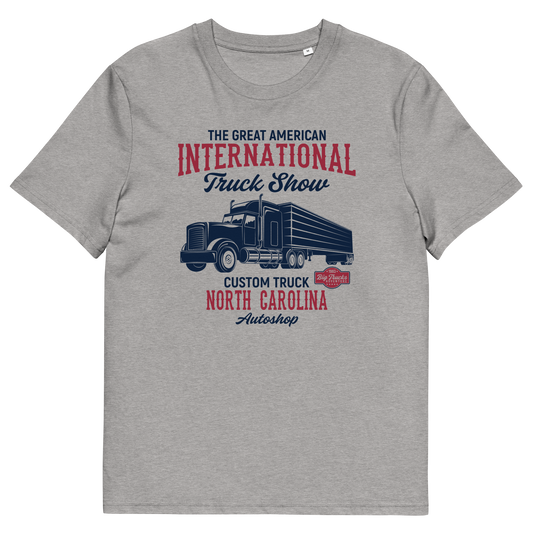 INTERNATIONAL TRUCK SHOW Unisex organic cotton t-shirt