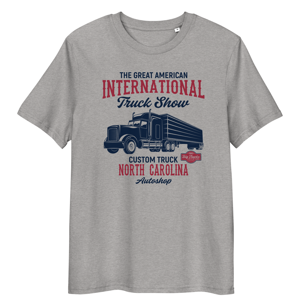 INTERNATIONAL TRUCK SHOW Unisex-T-Shirt aus Bio-Baumwolle