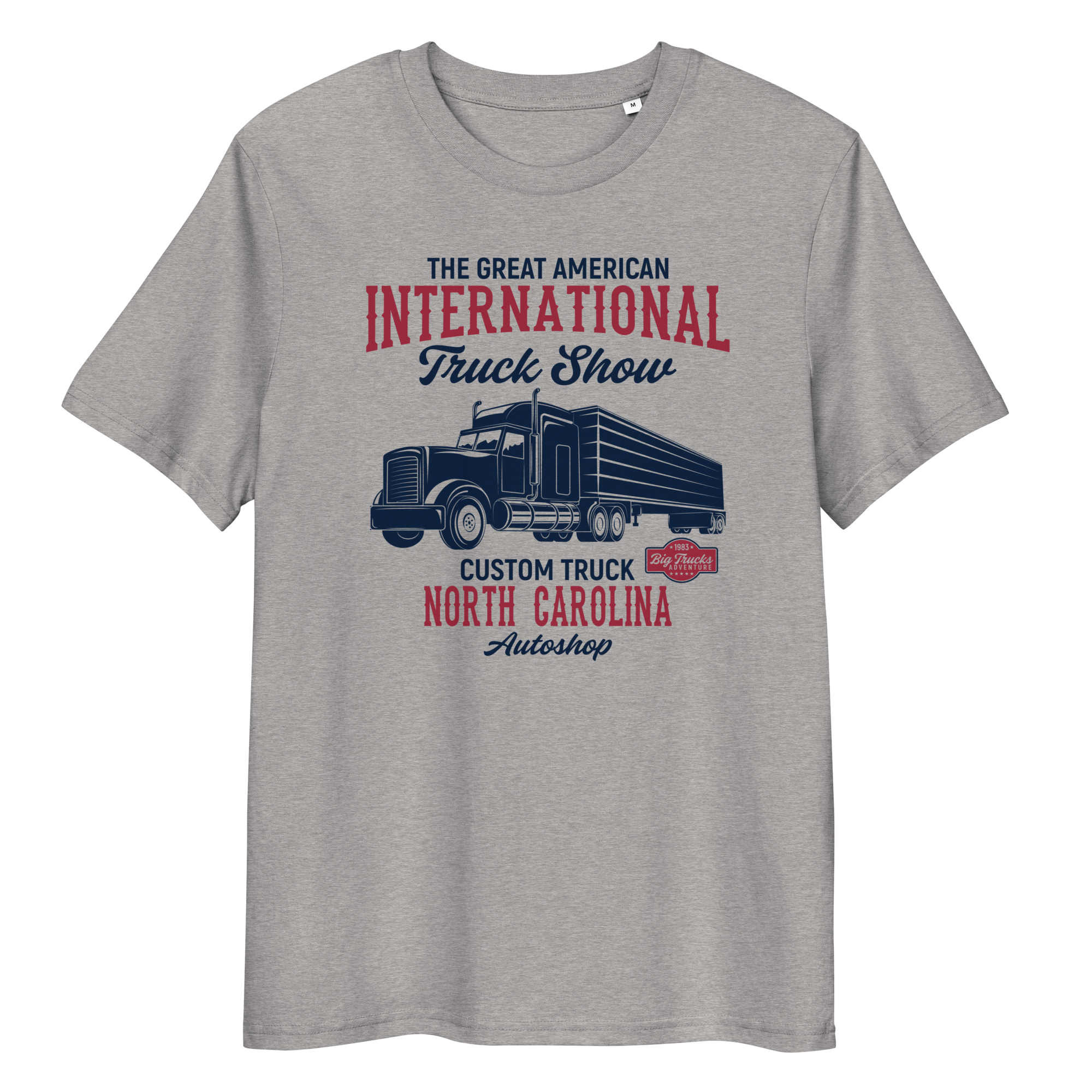 INTERNATIONAL TRUCK SHOW Unisex-T-Shirt aus Bio-Baumwolle