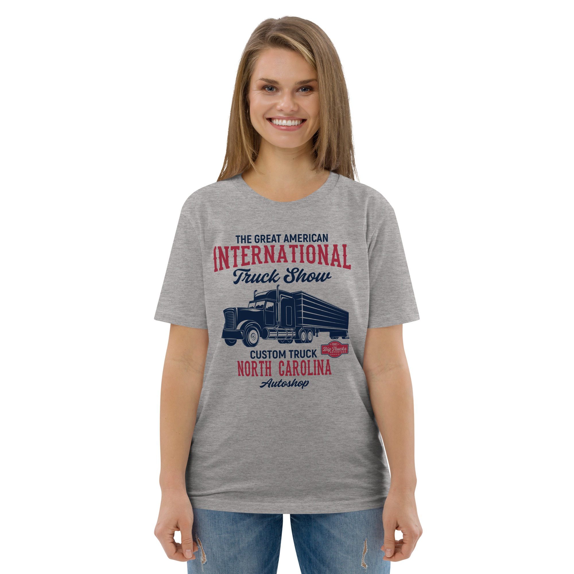 INTERNATIONAL TRUCK SHOW Unisex-T-Shirt aus Bio-Baumwolle