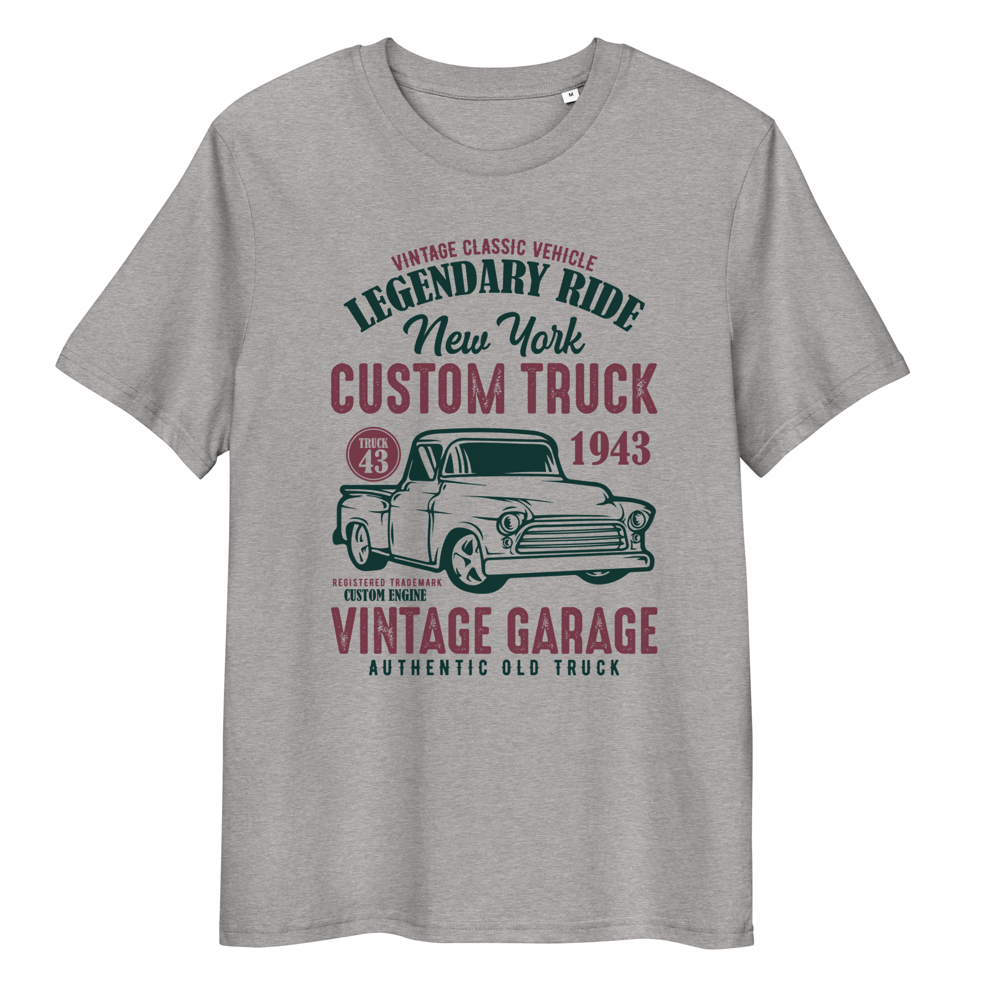 NEW YORK CUSTOM TRUCK Unisex-T-Shirt aus Bio-Baumwolle