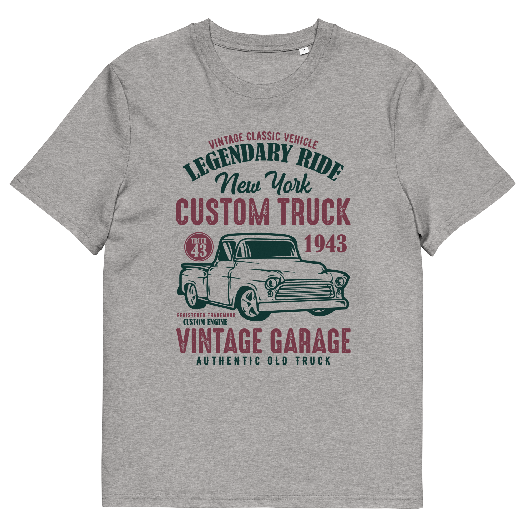 NEW YORK CUSTOM TRUCK Unisex-T-Shirt aus Bio-Baumwolle