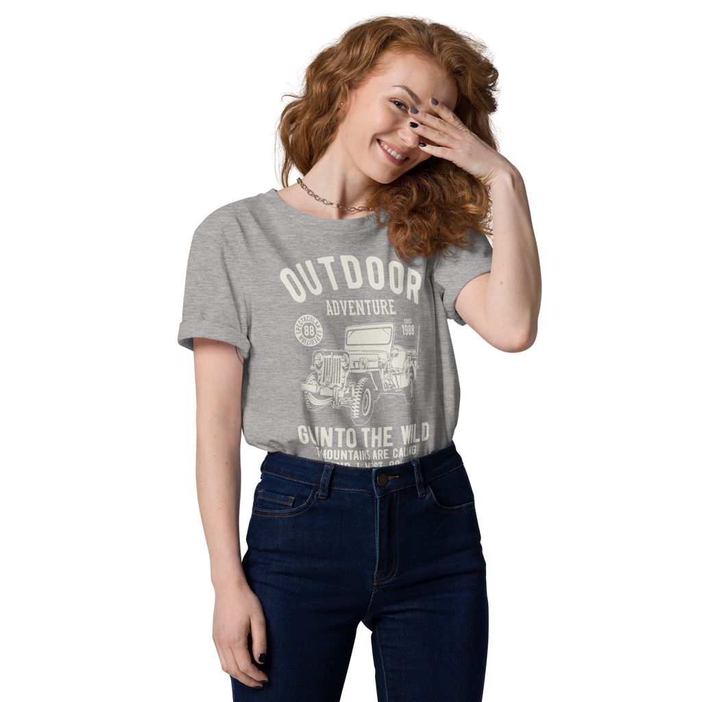 OUTDOOR ADVENTURE Unisex organic cotton t-shirt