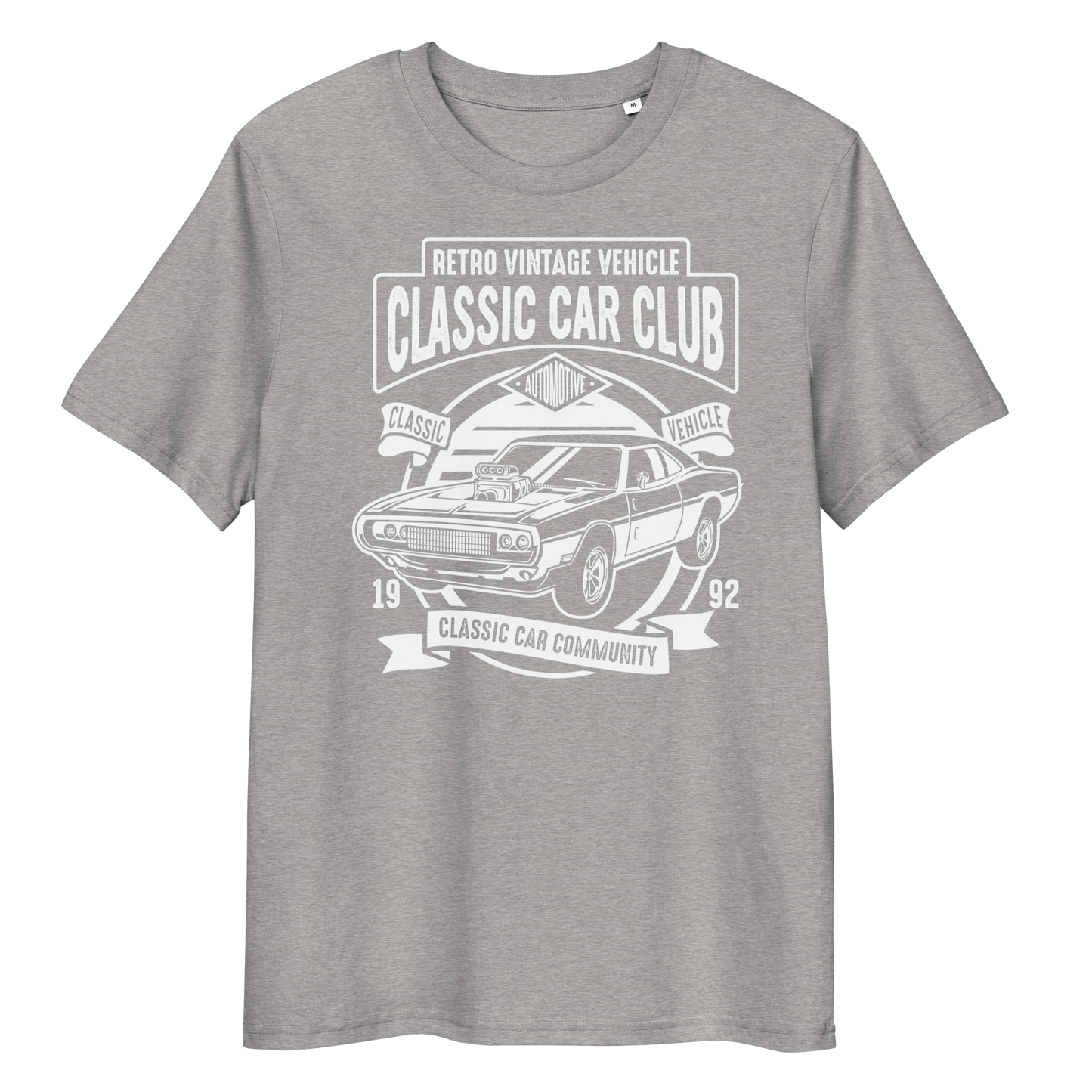 CLASSIC CAR CLUB Unisex organic cotton t-shirt