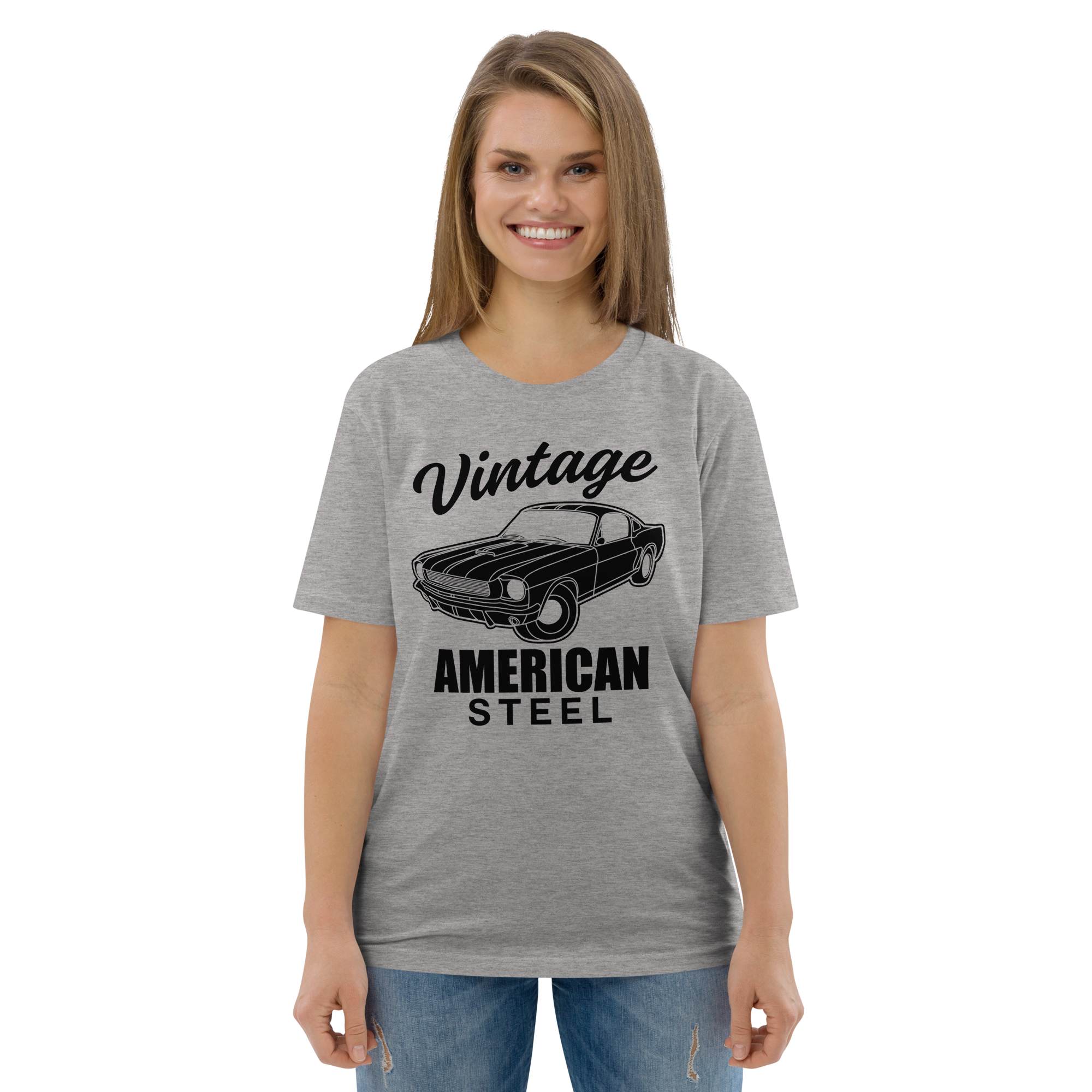 VINTAGE AMERICAN STEEL unisex t-shirt