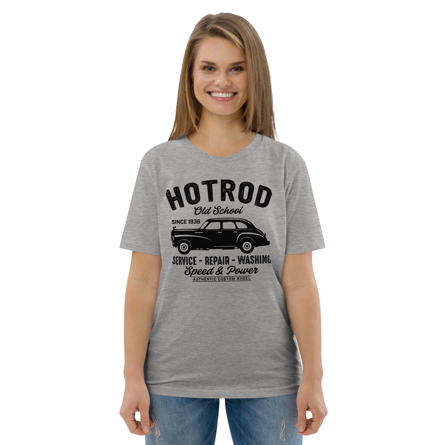 HOTROD OLD SCHOOL Unisex organic cotton t-shirt