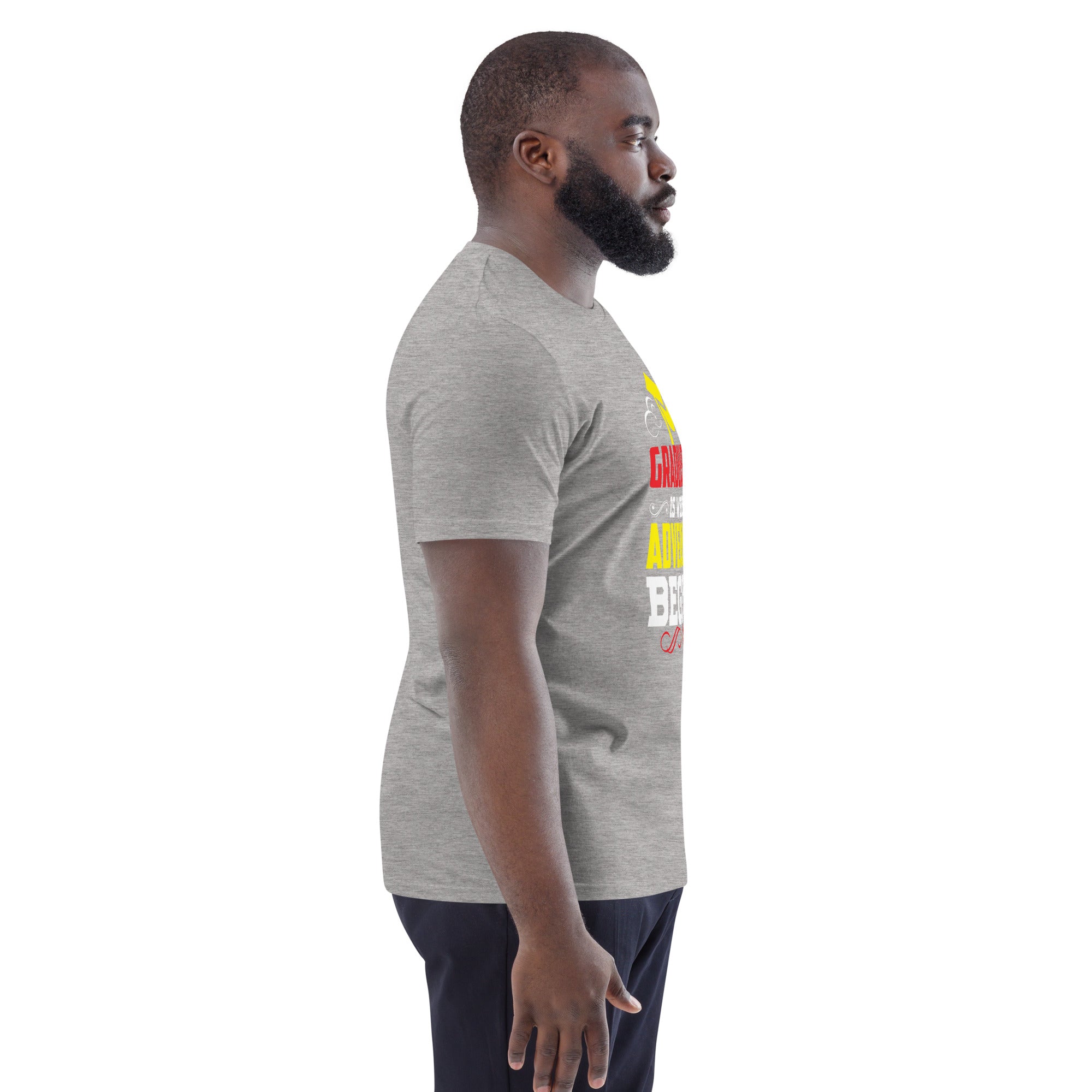 ADVENTURE BEGINS unisex t-shirt