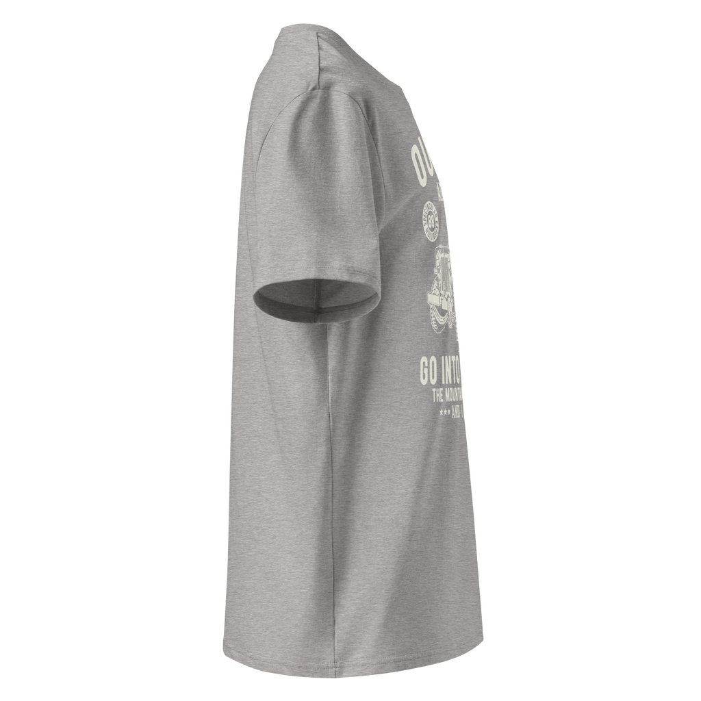 OUTDOOR ADVENTURE Unisex organic cotton t-shirt