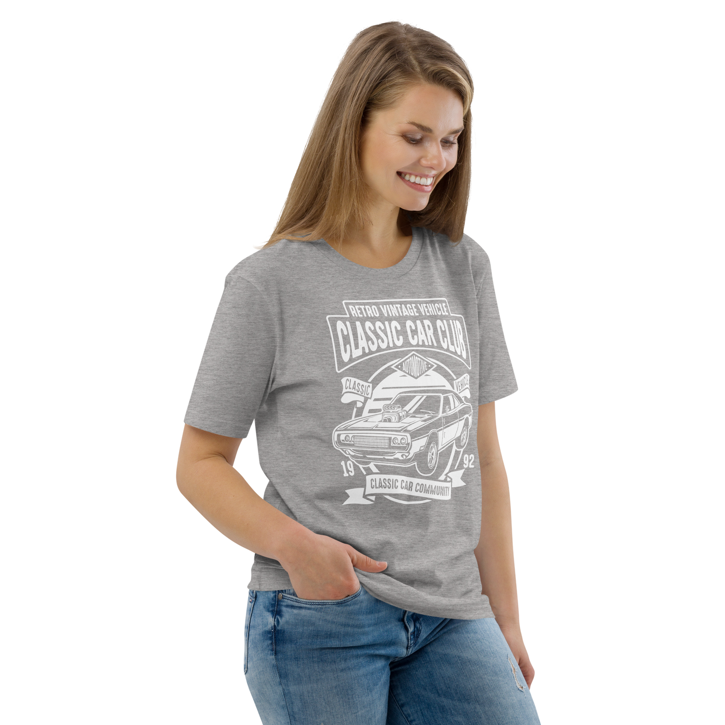 CLASSIC CAR CLUB Unisex organic cotton t-shirt