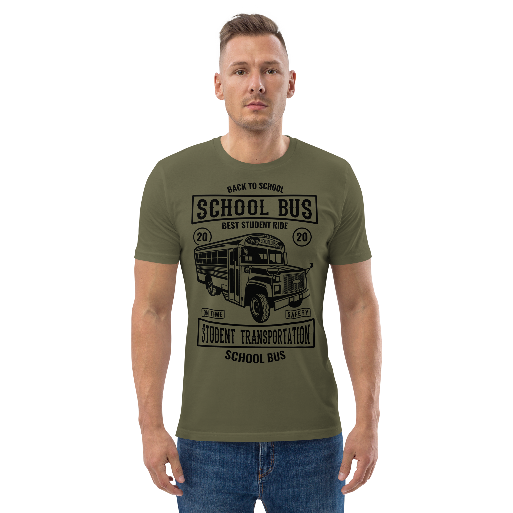 SCHULBUS Unisex T-Shirt aus Bio-Baumwolle
