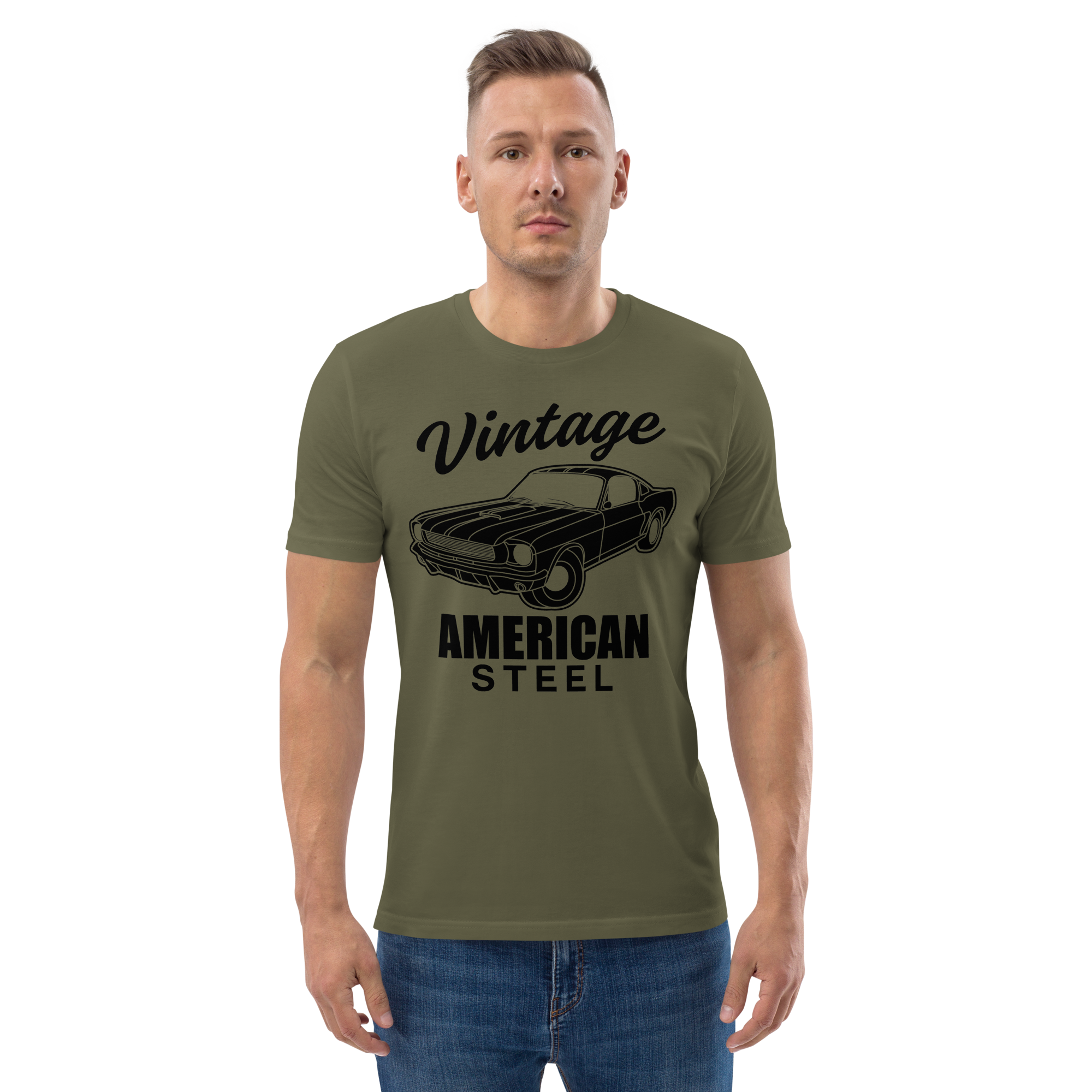 VINTAGE AMERICAN STEEL unisex t-shirt