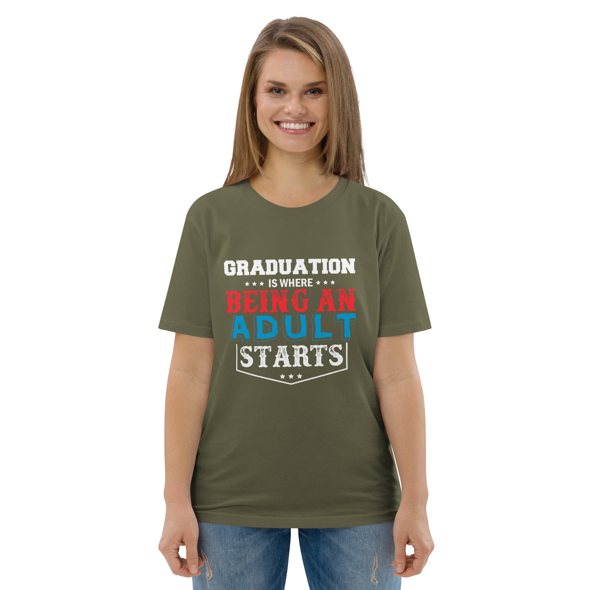 ADULTING BEGINS unisex t-shirt
