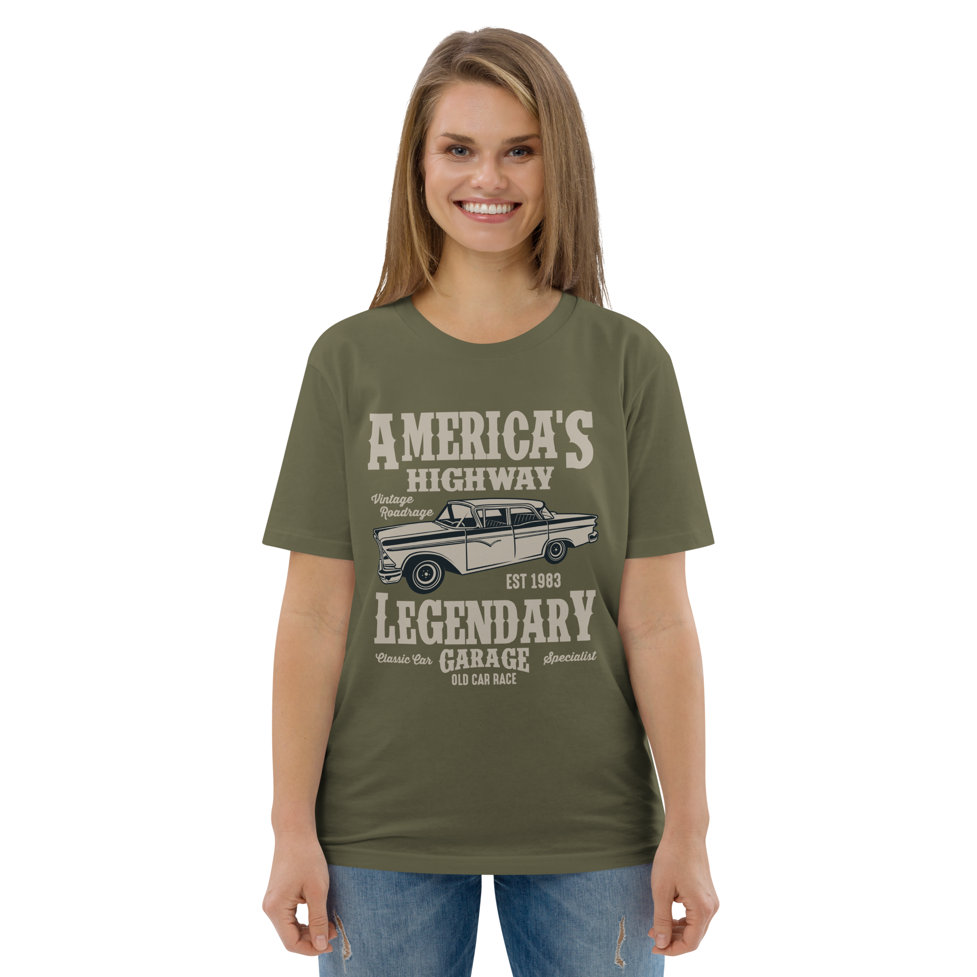 AMERICA'S HIGHWAY unisex t-shirt