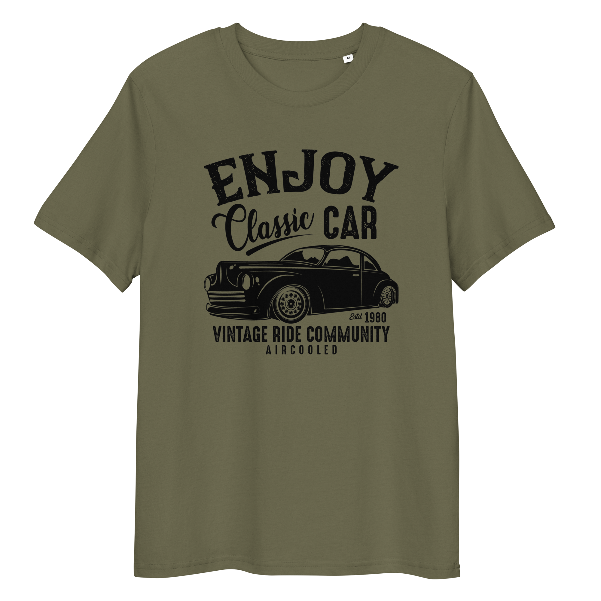 ENJOY CLASSIC CAR Unisex T-Shirt aus Bio-Baumwolle