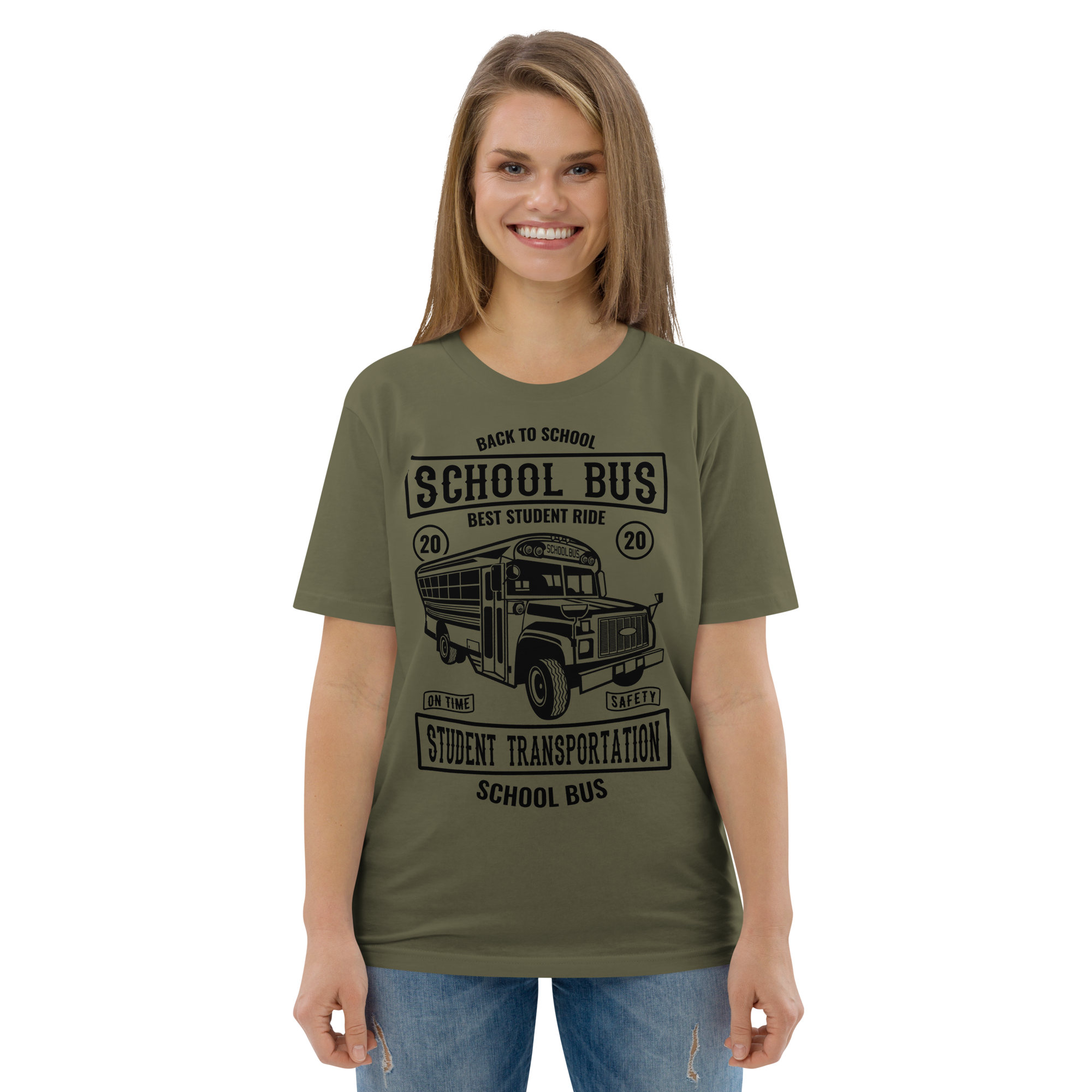 SCHULBUS Unisex T-Shirt aus Bio-Baumwolle