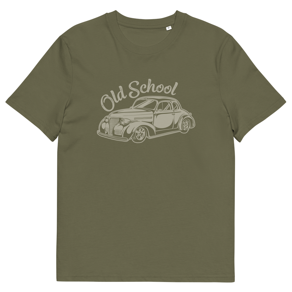 Camiseta unisex de algodón orgánico OLD SCHOOL