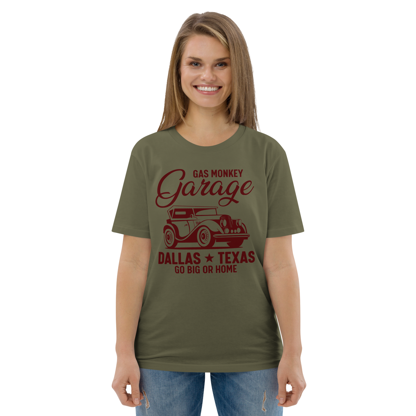 GAS MONKEY DALLAS Unisex organic cotton t-shirt