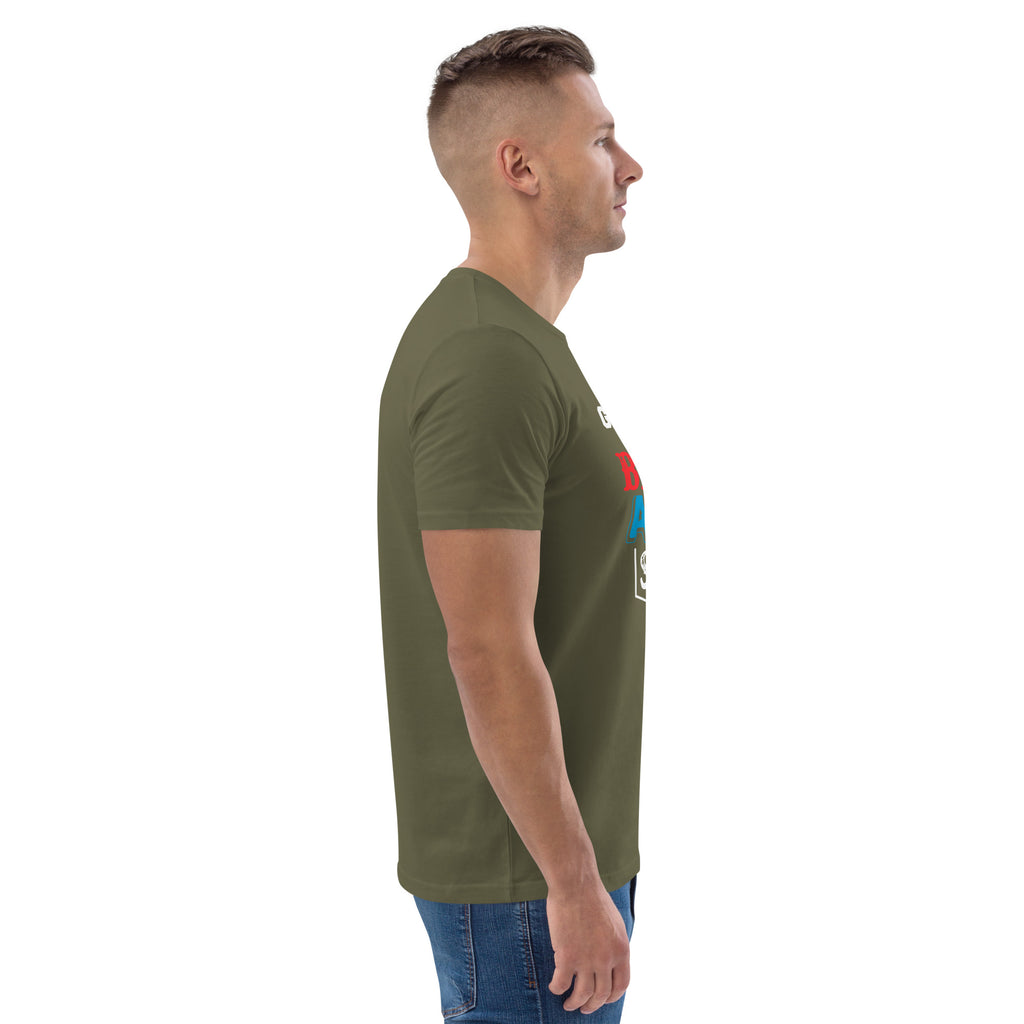 ADULTING BEGINS Unisex organic cotton t-shirt
