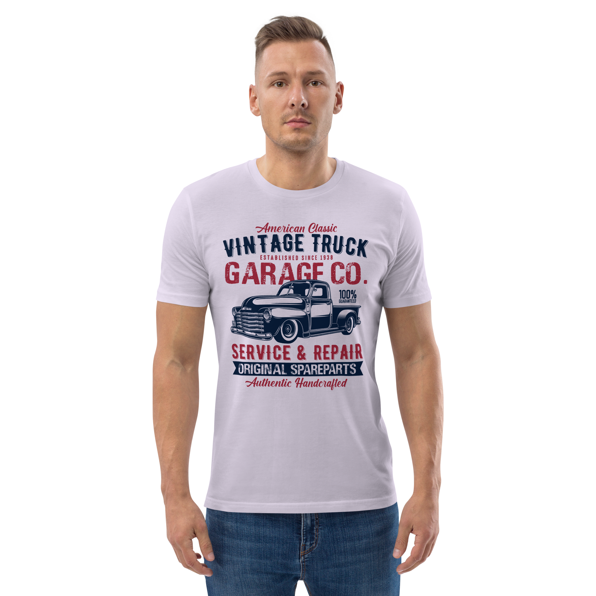 VINTAGE TRUCK Unisex-T-Shirt aus Bio-Baumwolle