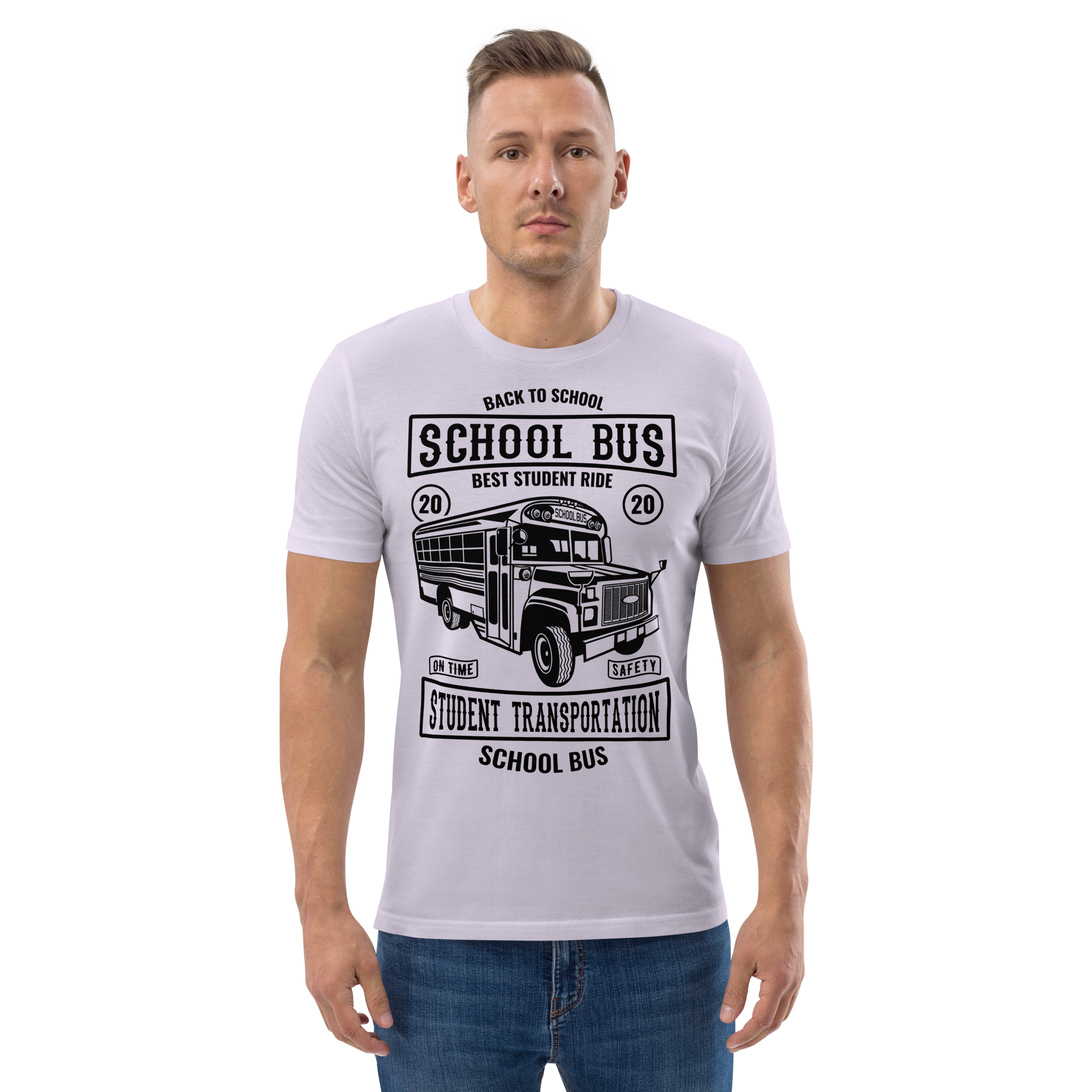 SCHULBUS Unisex T-Shirt aus Bio-Baumwolle