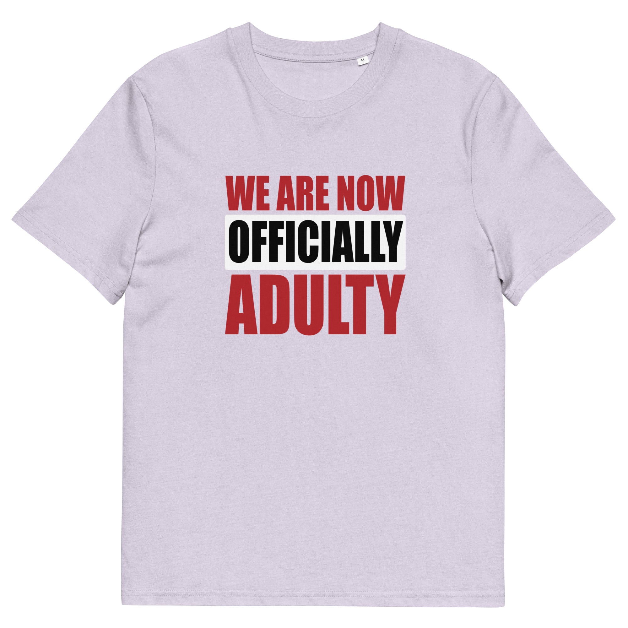 OFFICIALLY ADULTY unisex organic cotton t-shirt