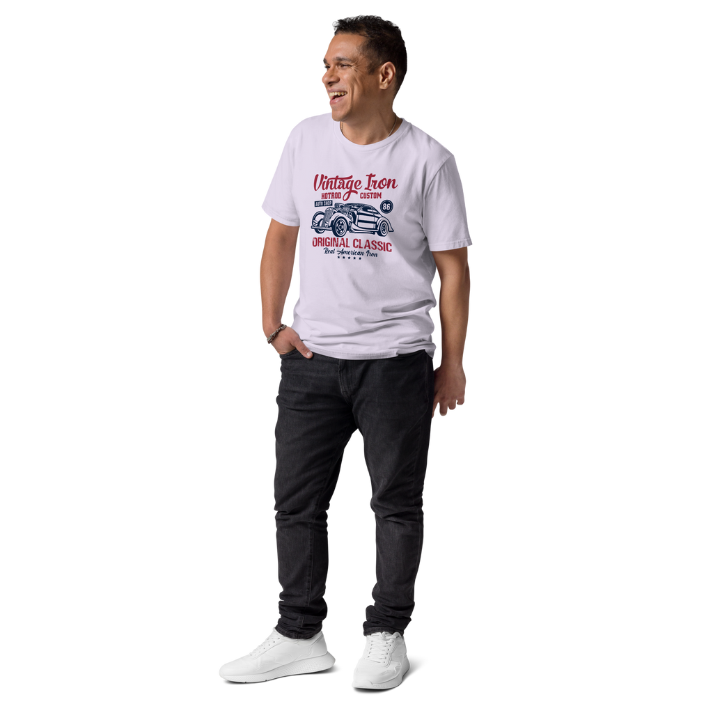 VINTAGE IRON Unisex organic cotton t-shirt