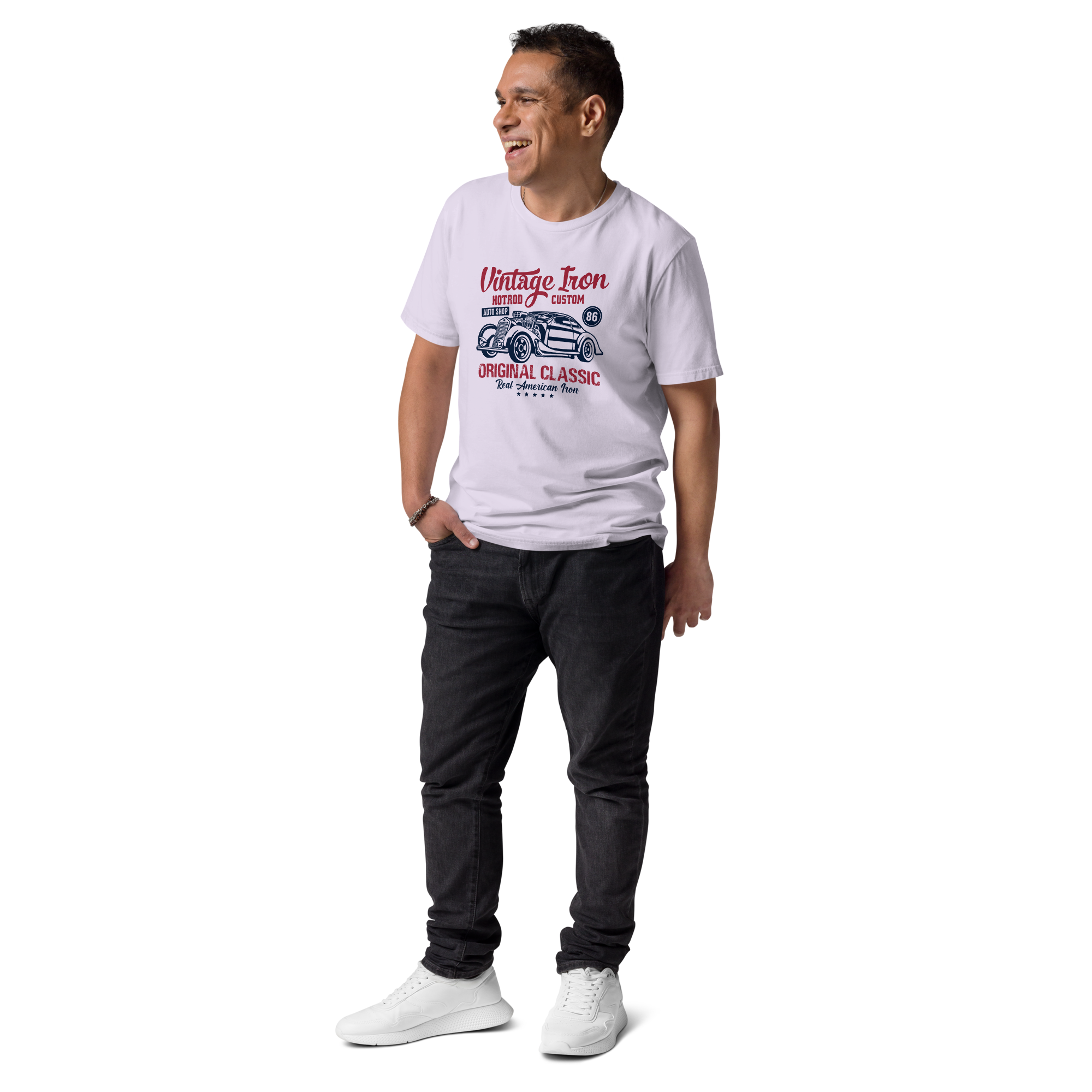 VINTAGE IRON Unisex organic cotton t-shirt