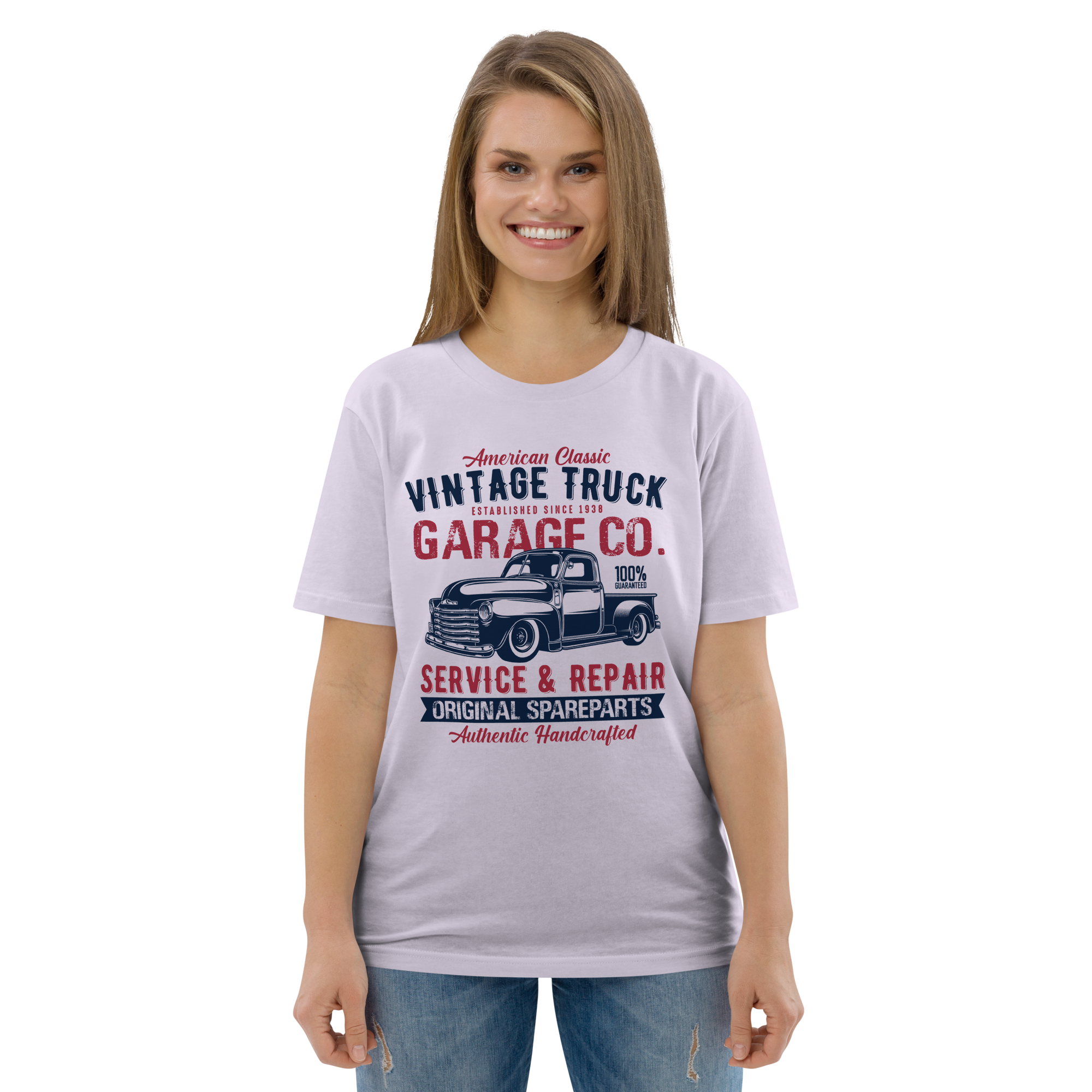 VINTAGE TRUCK Unisex-T-Shirt aus Bio-Baumwolle