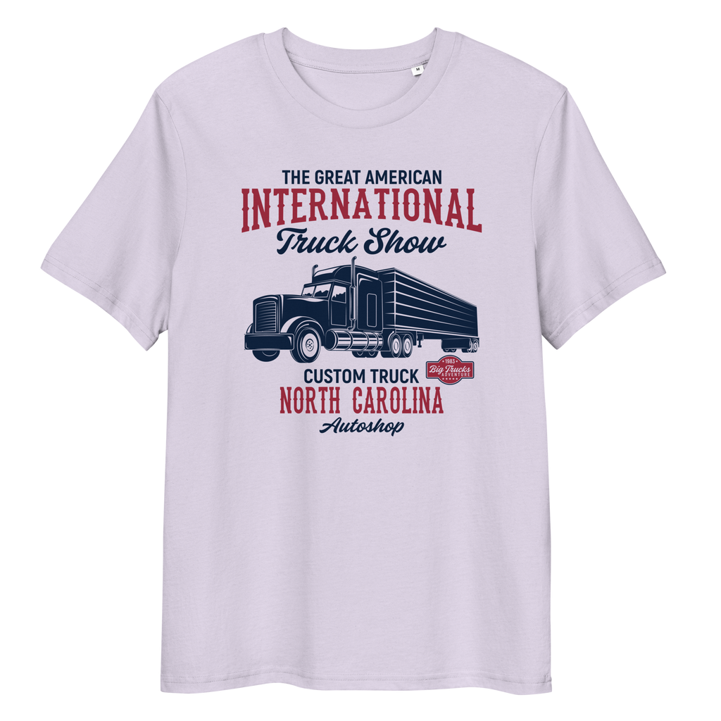 INTERNATIONAL TRUCK SHOW Unisex-T-Shirt aus Bio-Baumwolle