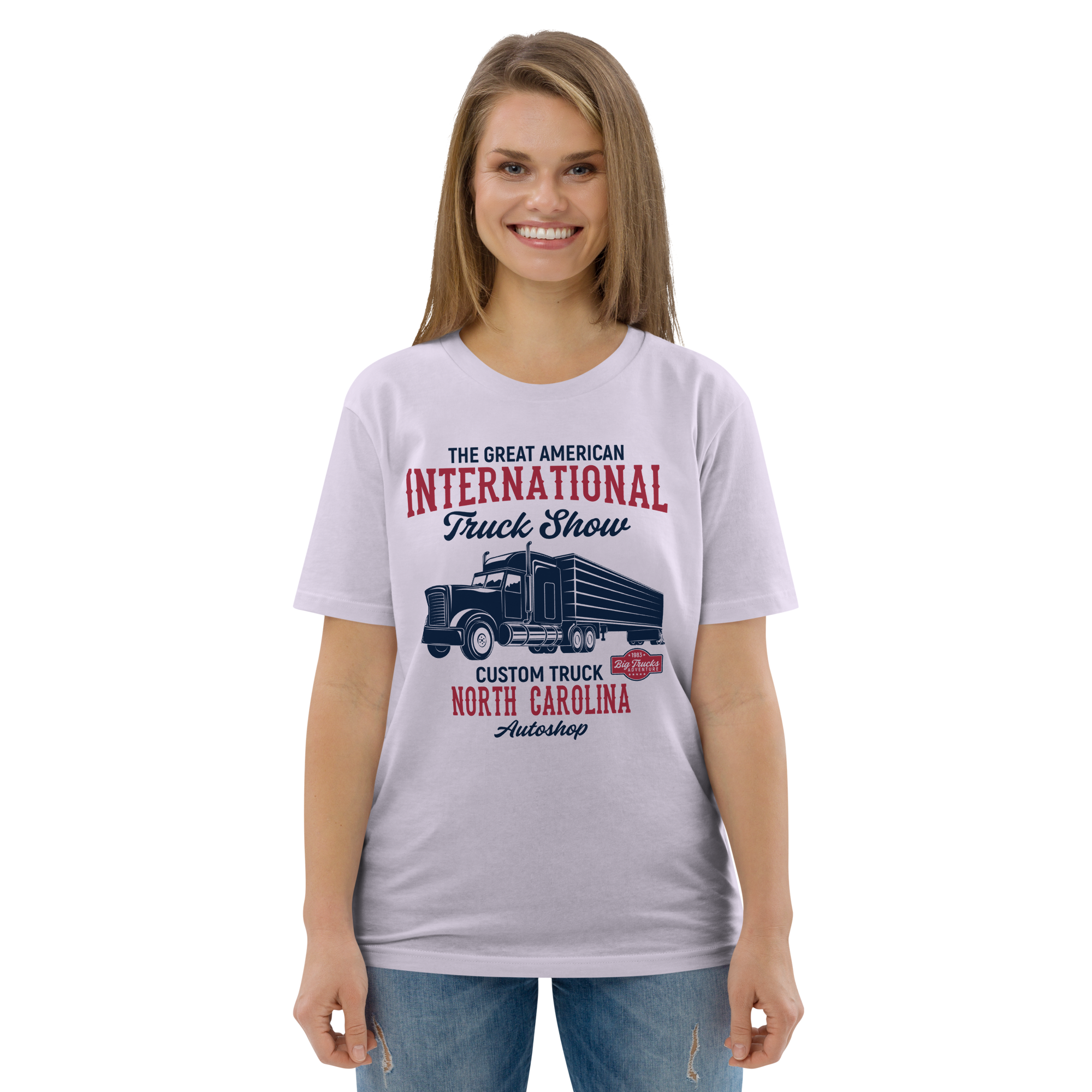 INTERNATIONAL TRUCK SHOW Unisex-T-Shirt aus Bio-Baumwolle