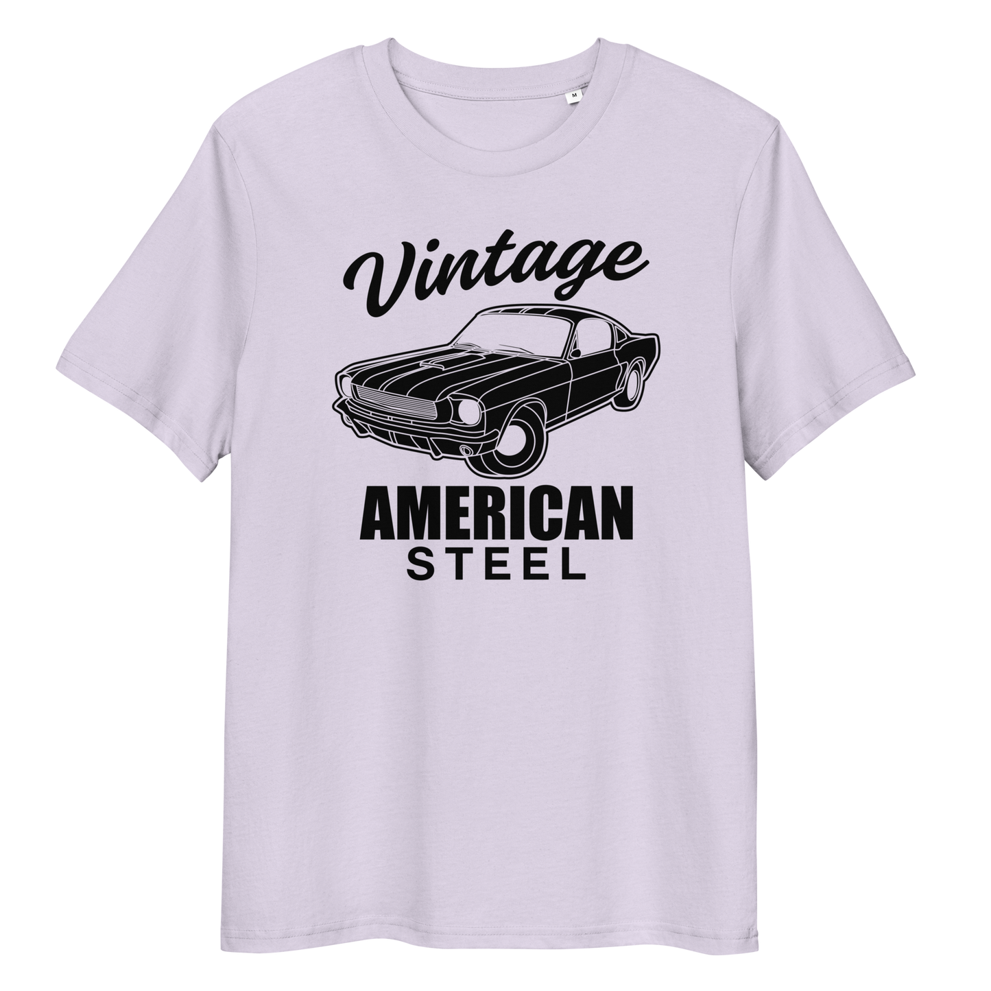 VINTAGE AMERICAN STEEL Unisex organic cotton t-shirt