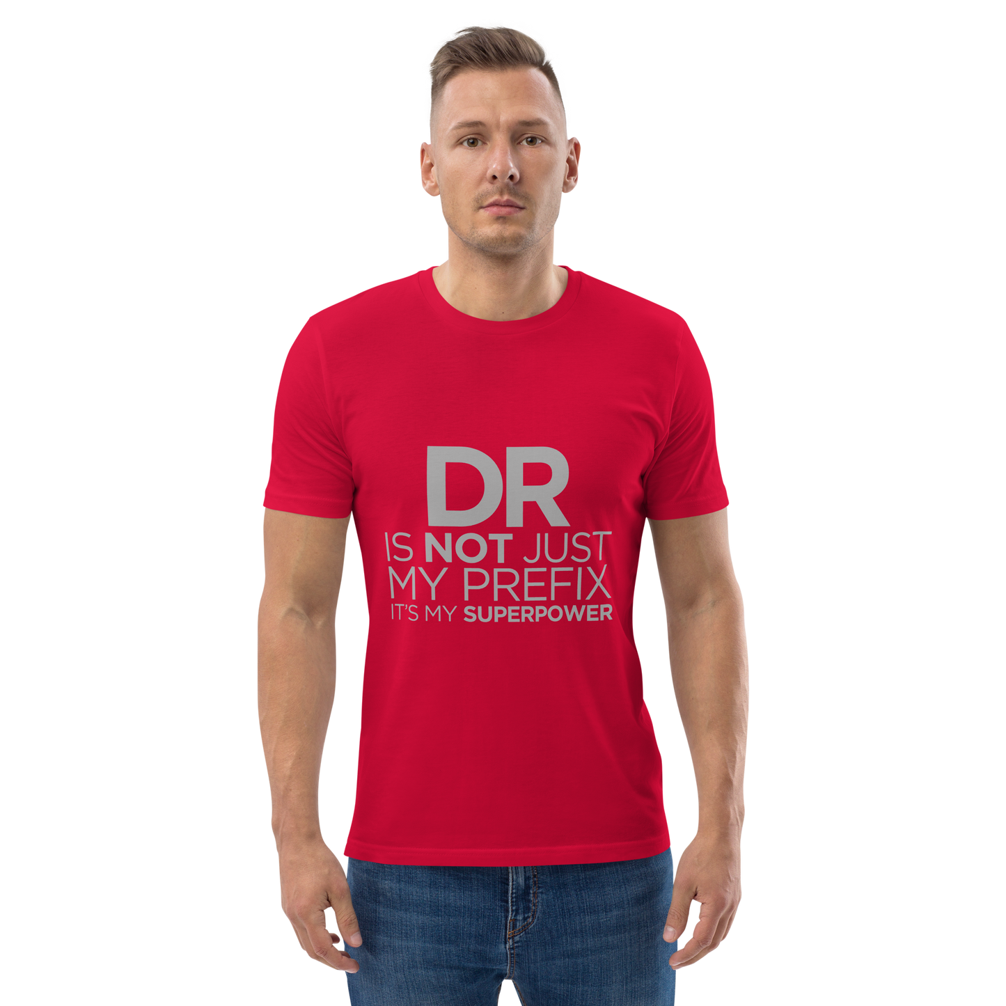 SUPERPOWER Doctor series unisex organic cotton t-shirt