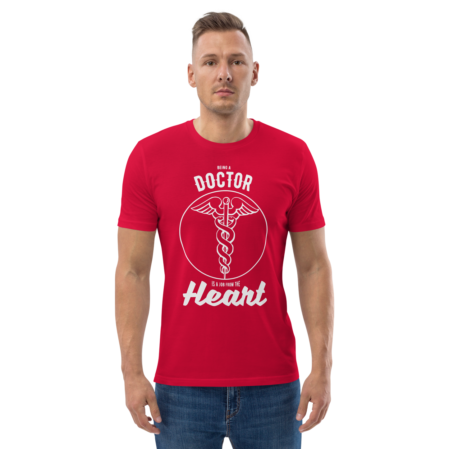 DOCTOR HEART Doctor series unisex organic cotton t-shirt