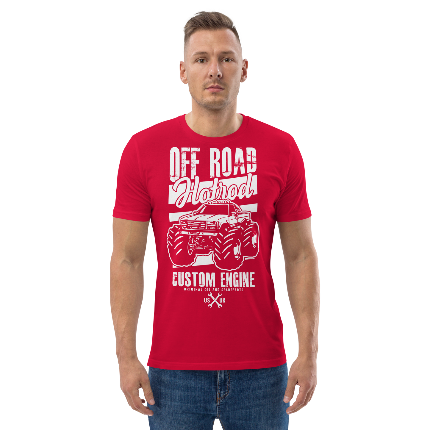 OFF ROAD HOTROD Unisex organic cotton t-shirt