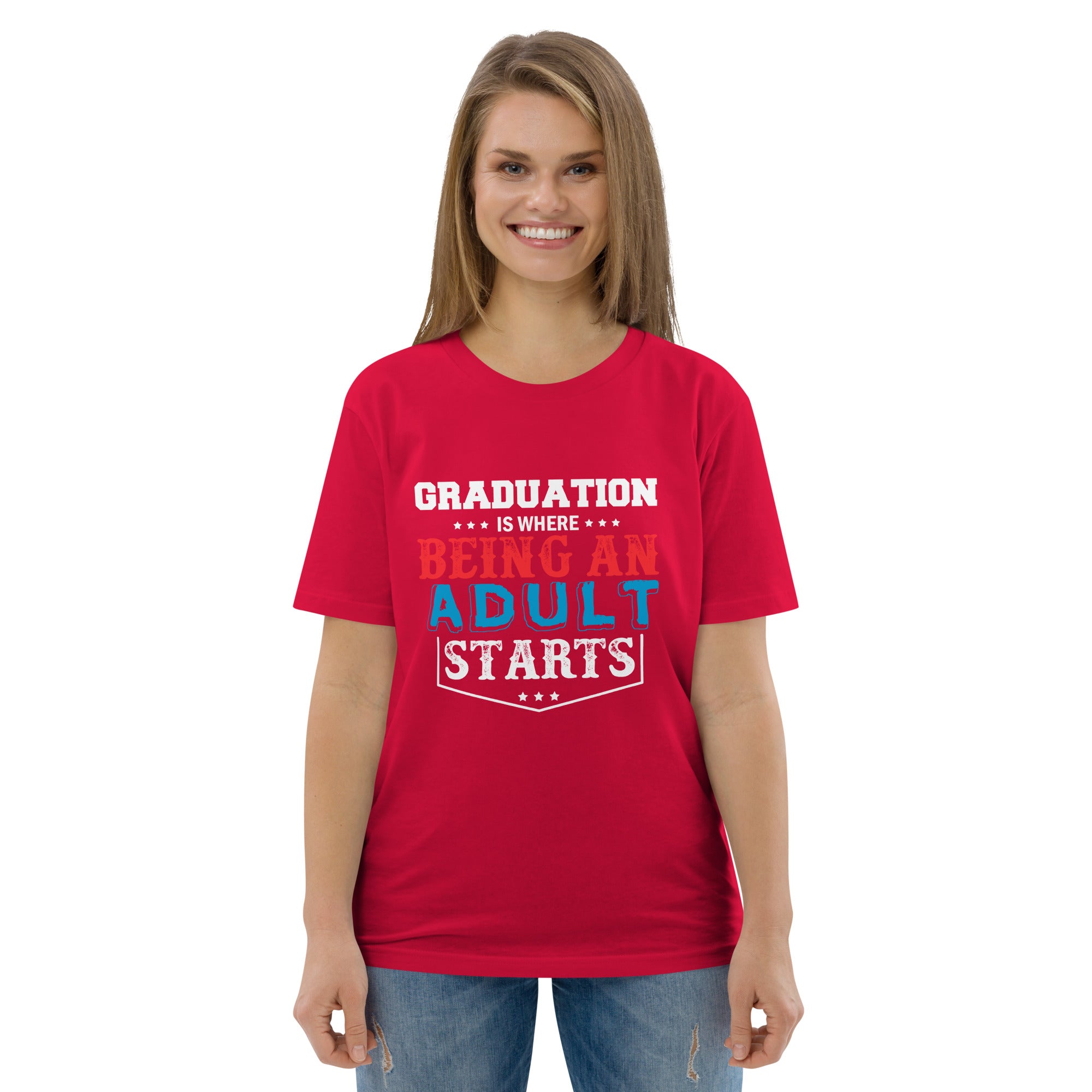 ADULTING BEGINS unisex t-shirt